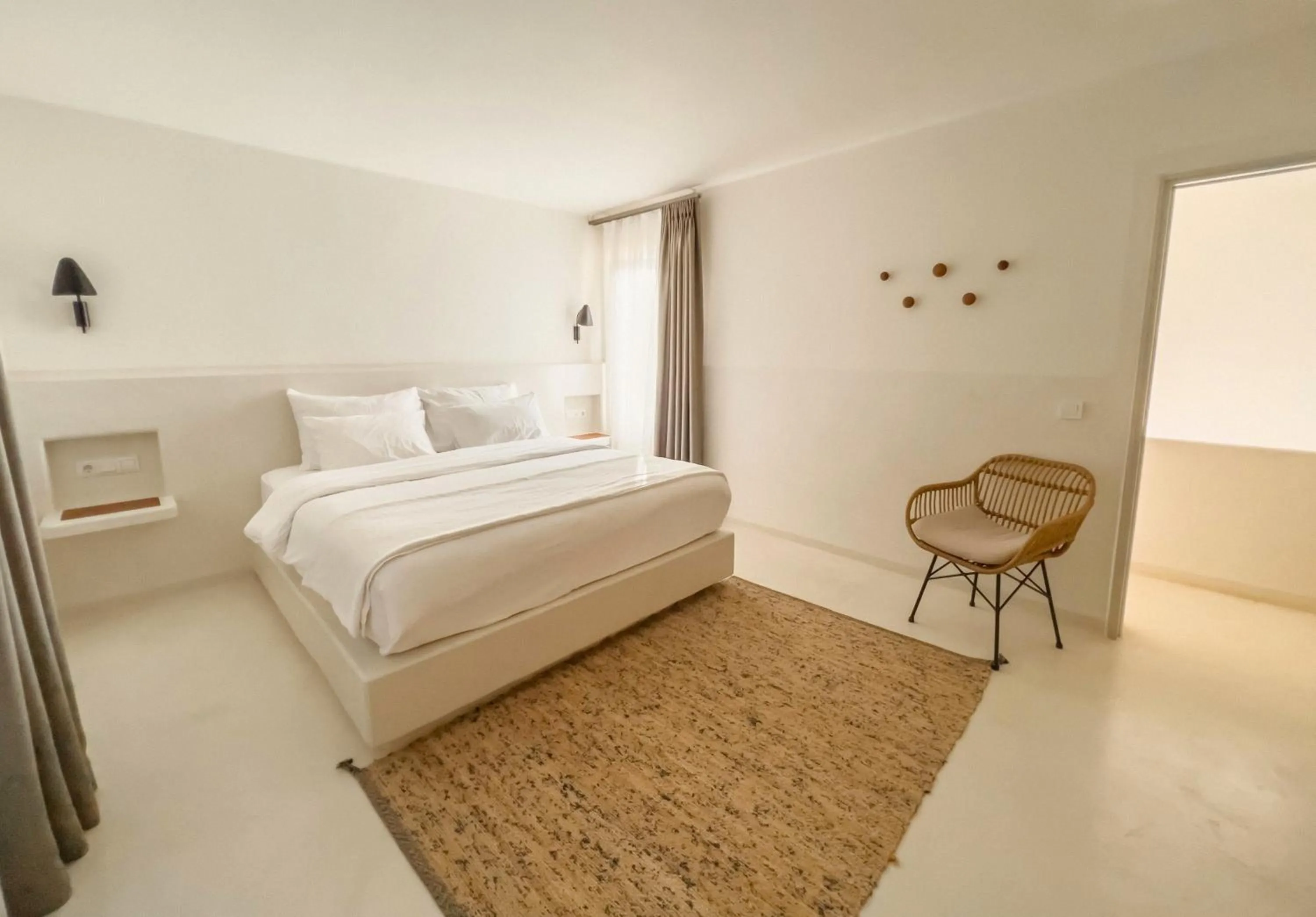 Bedroom in Pilos Suites