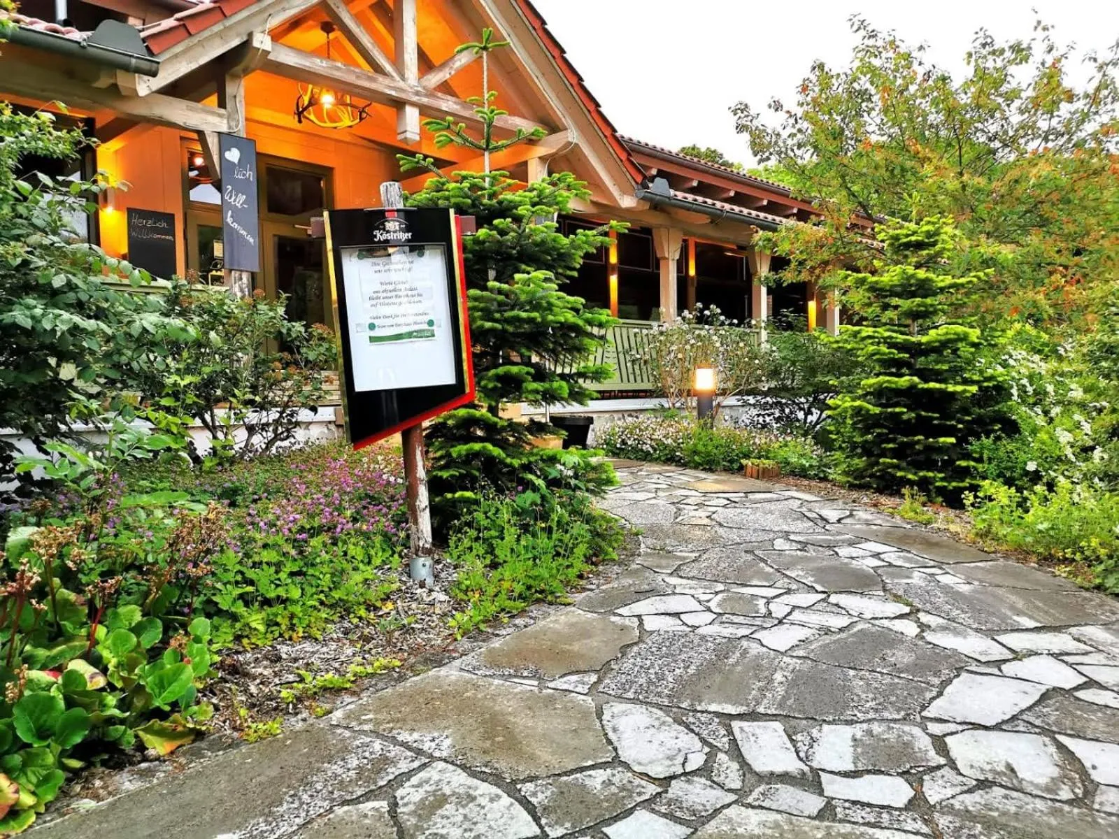 Property building in Forsthaus Thiemsburg im Nationalpark Hainich