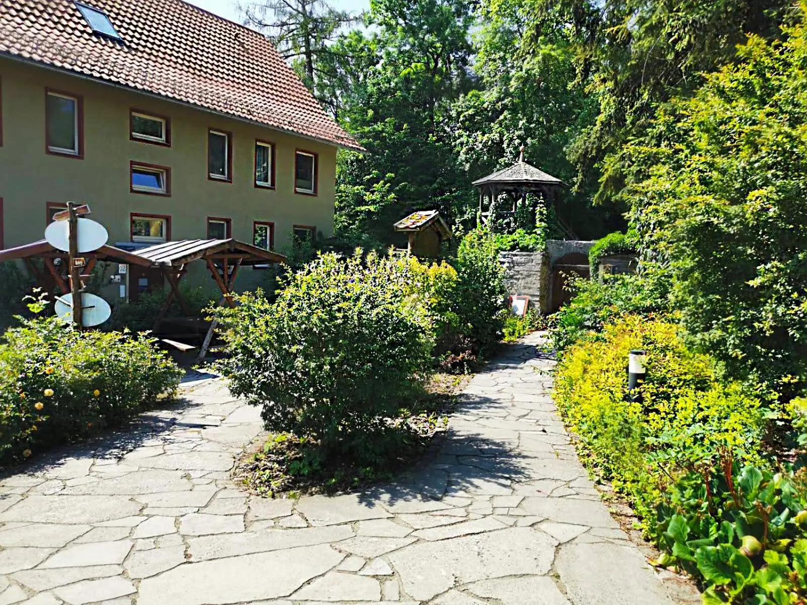 Property building in Forsthaus Thiemsburg im Nationalpark Hainich