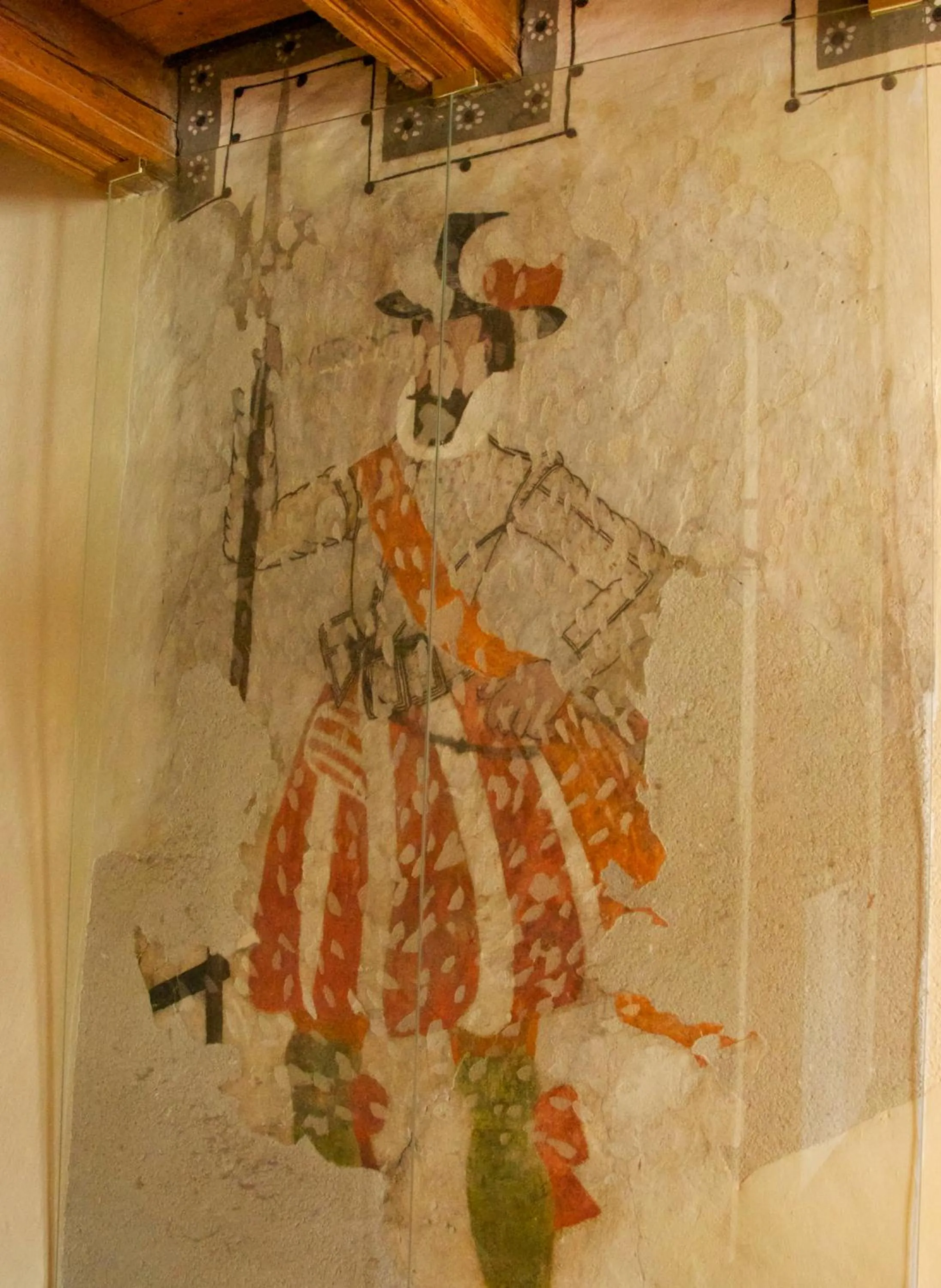 Decorative detail in Aux chambres du Banneret