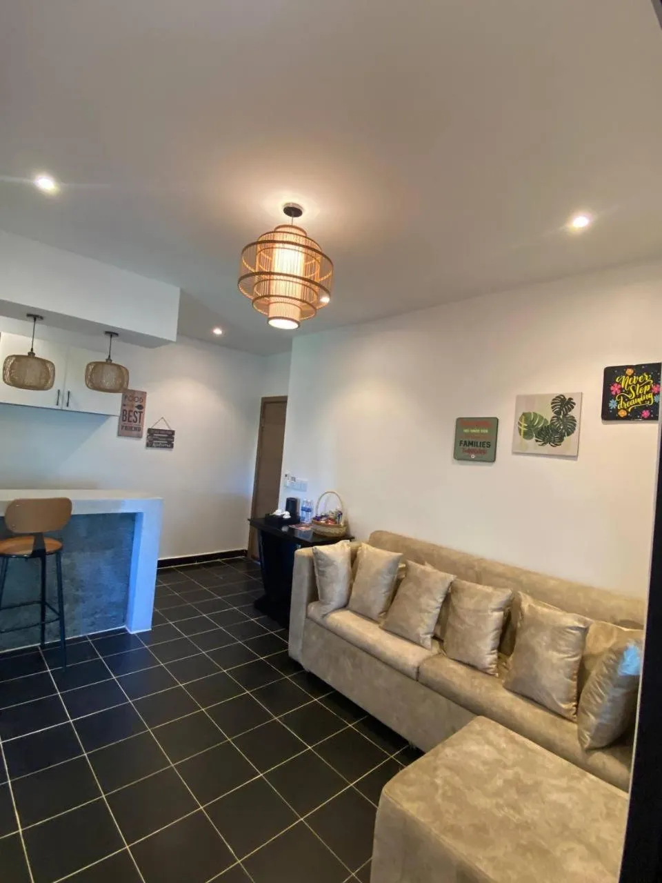 Living room in Raing Phnom Bungalow