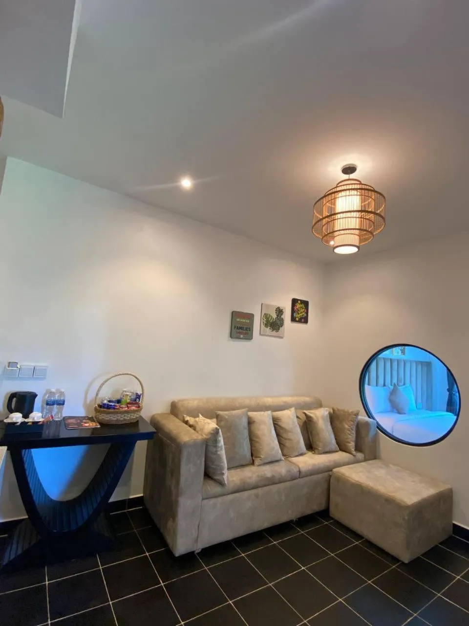 Living room in Raing Phnom Bungalow