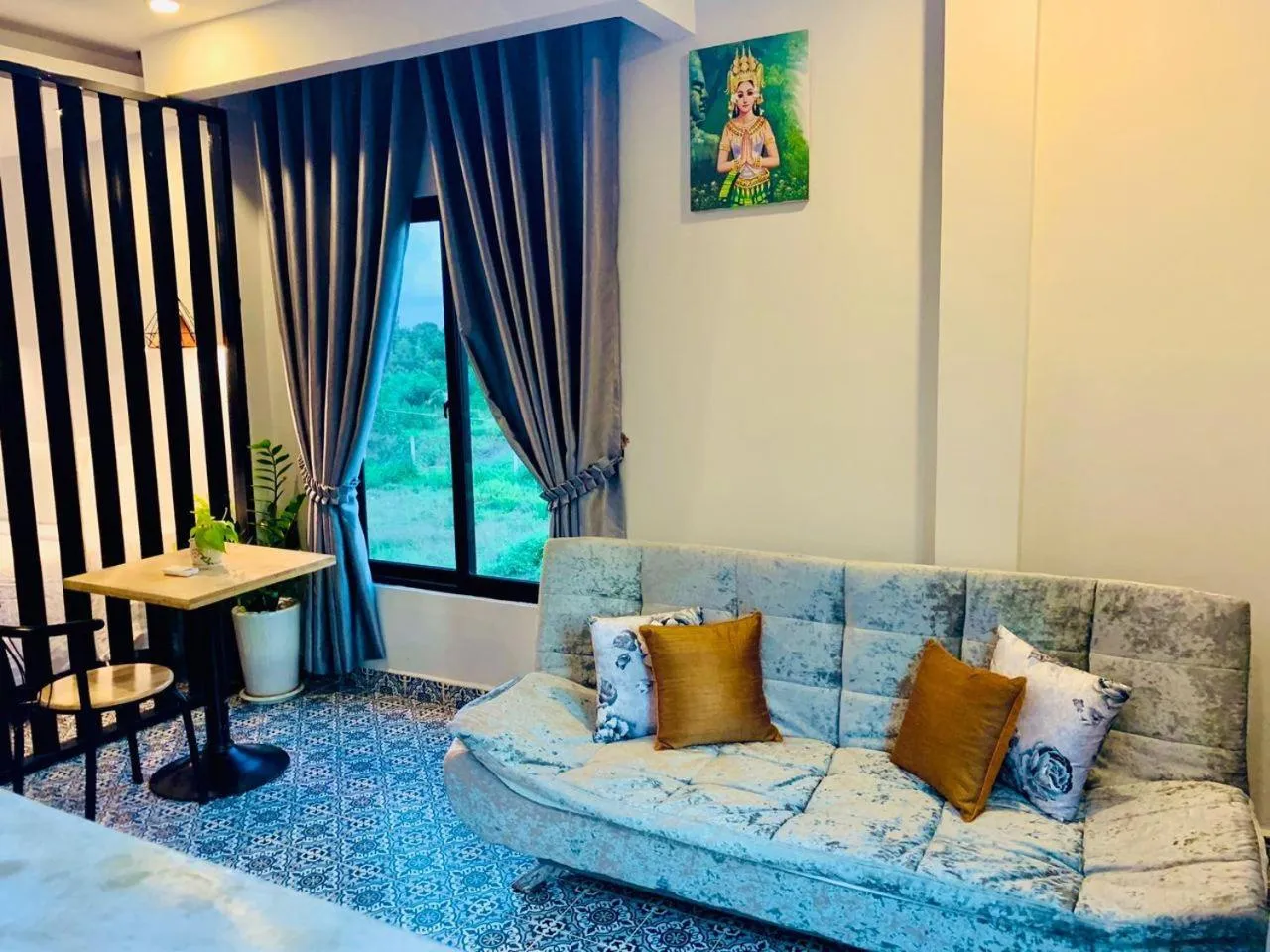 Living room in Raing Phnom Bungalow