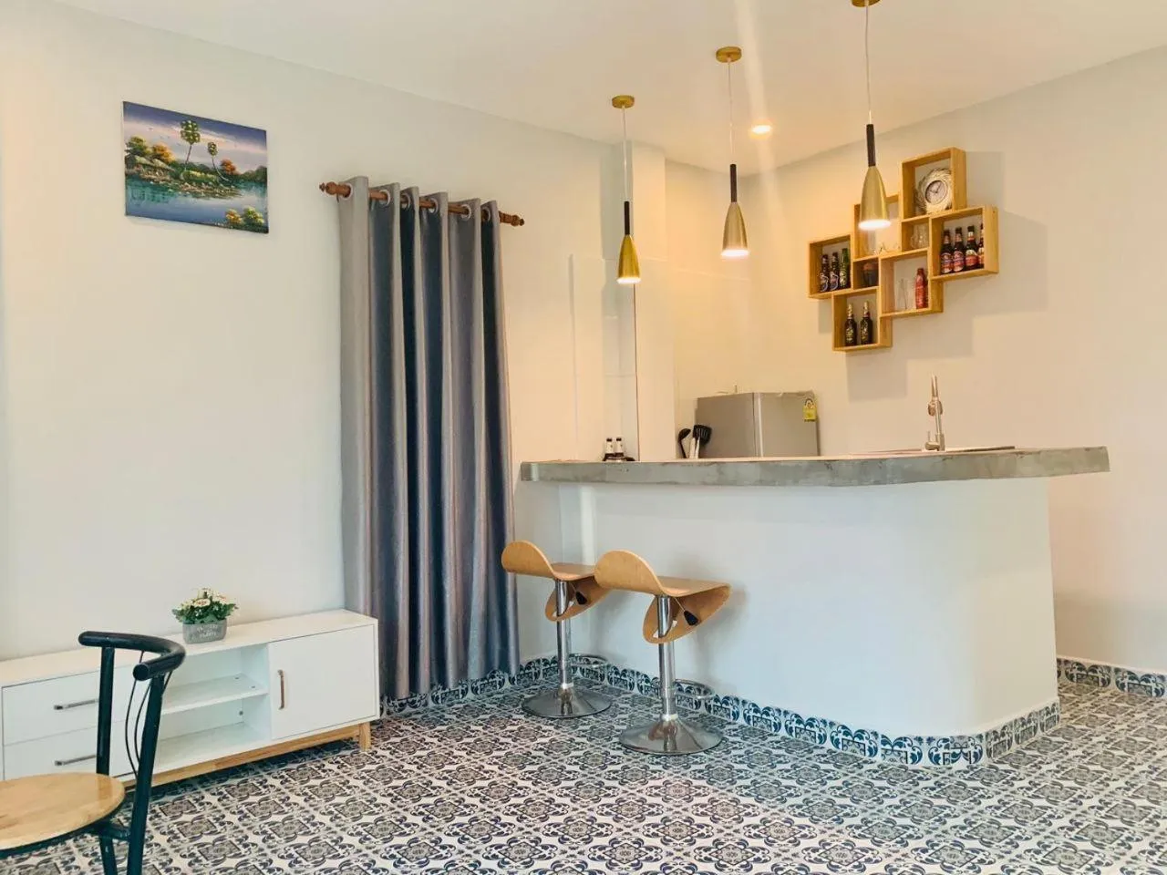 Seating area in Raing Phnom Bungalow