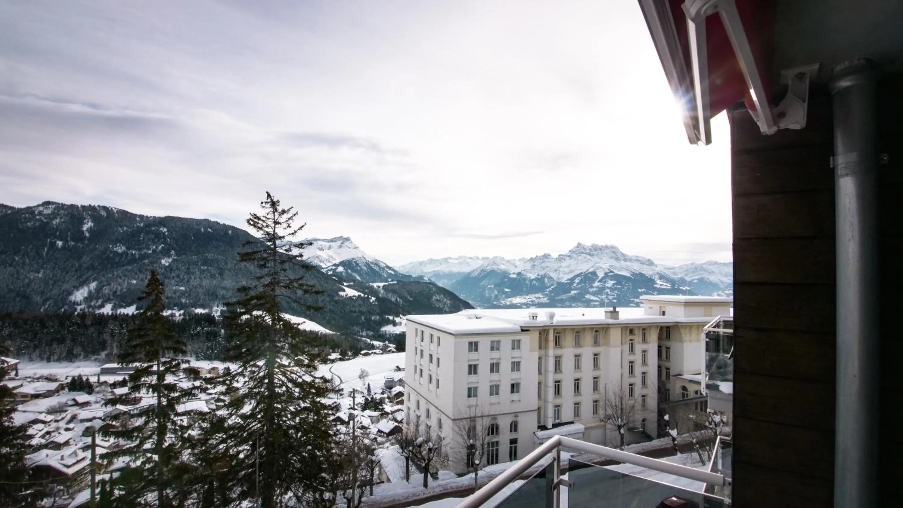 Balcony/Terrace in Hotel Central Résidence