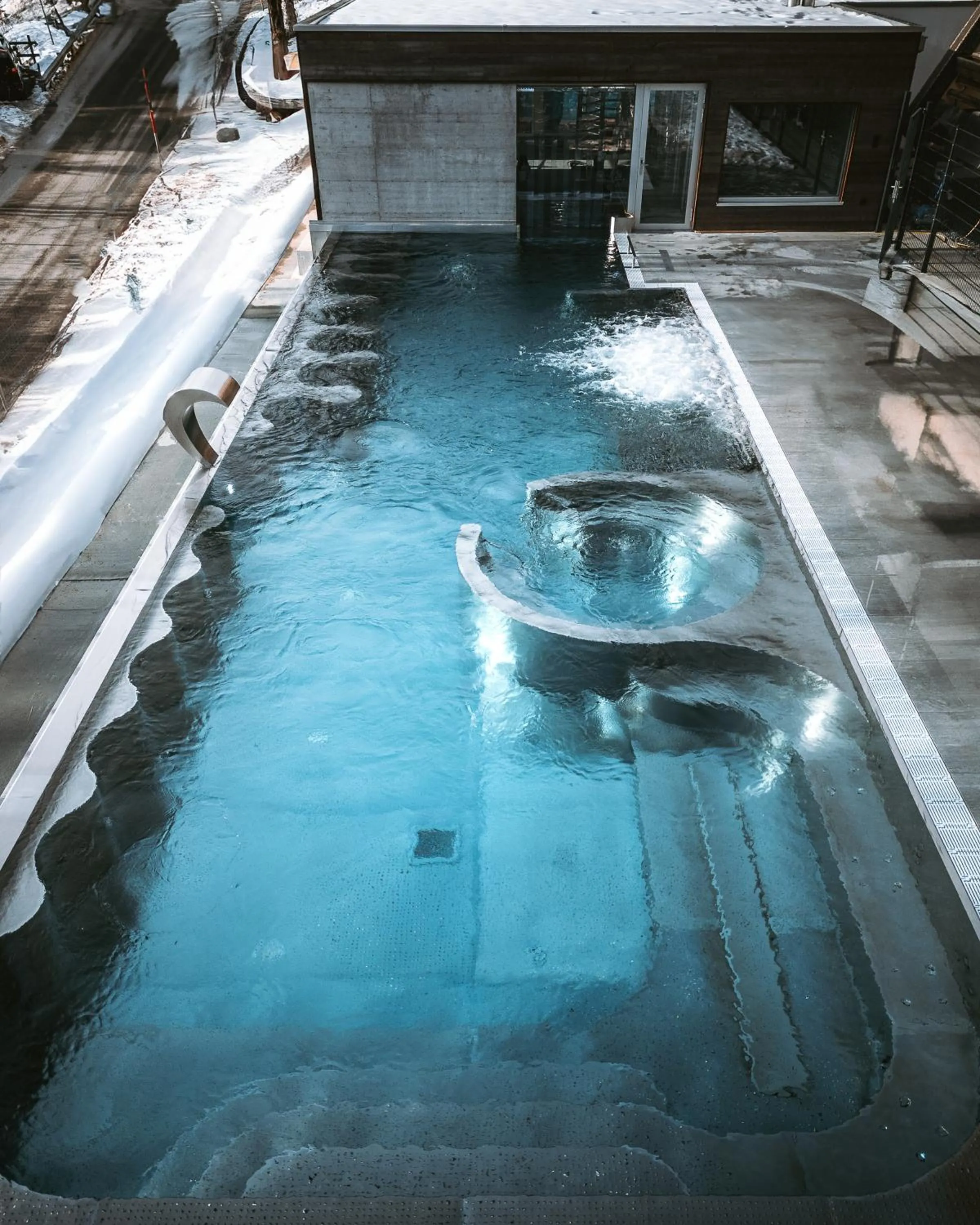 Hot Tub in Hotel Central Résidence