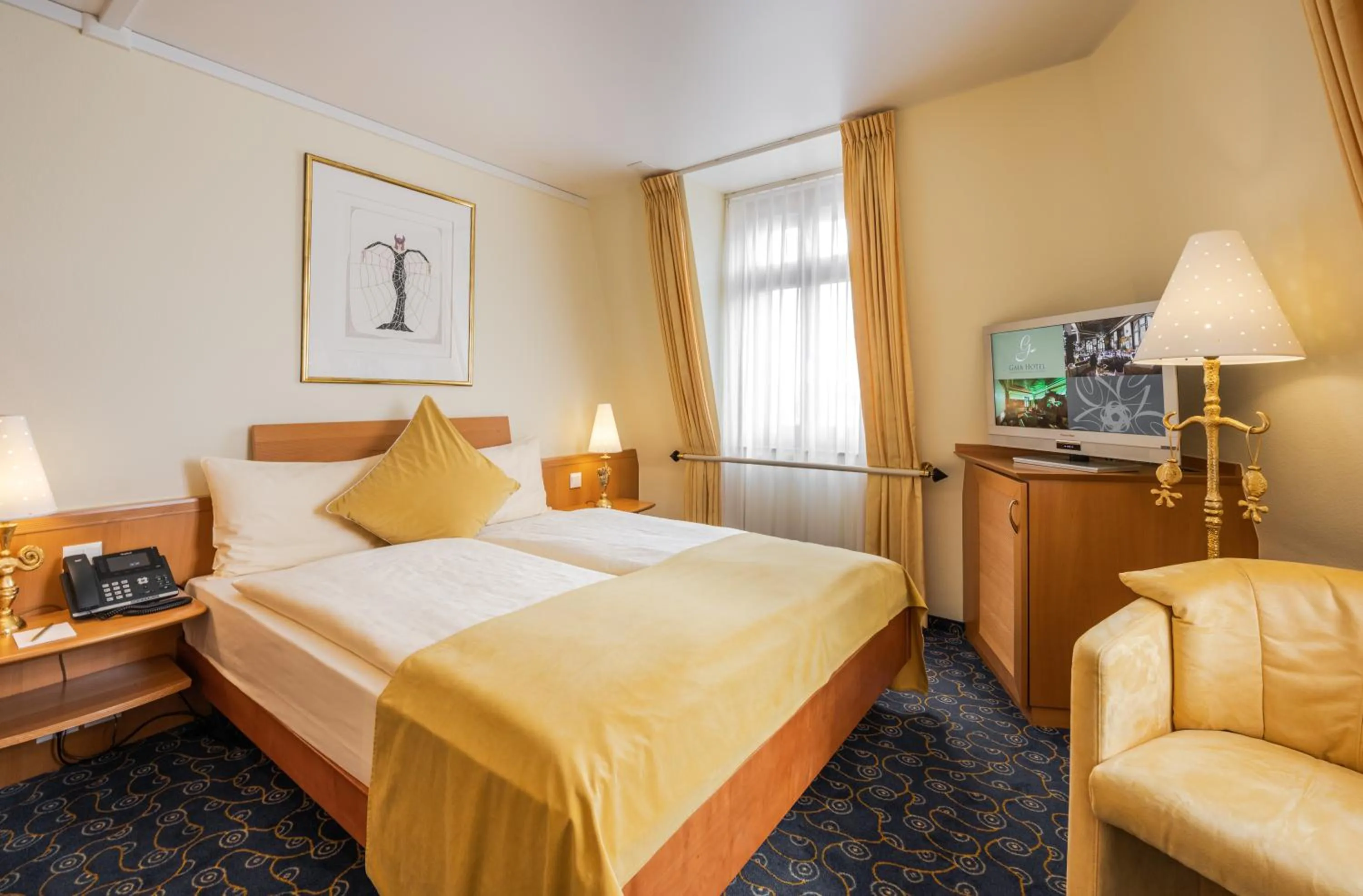 Photo of the whole room, Bed in GAIA Hotel Basel - the sustainable 4 star hotel