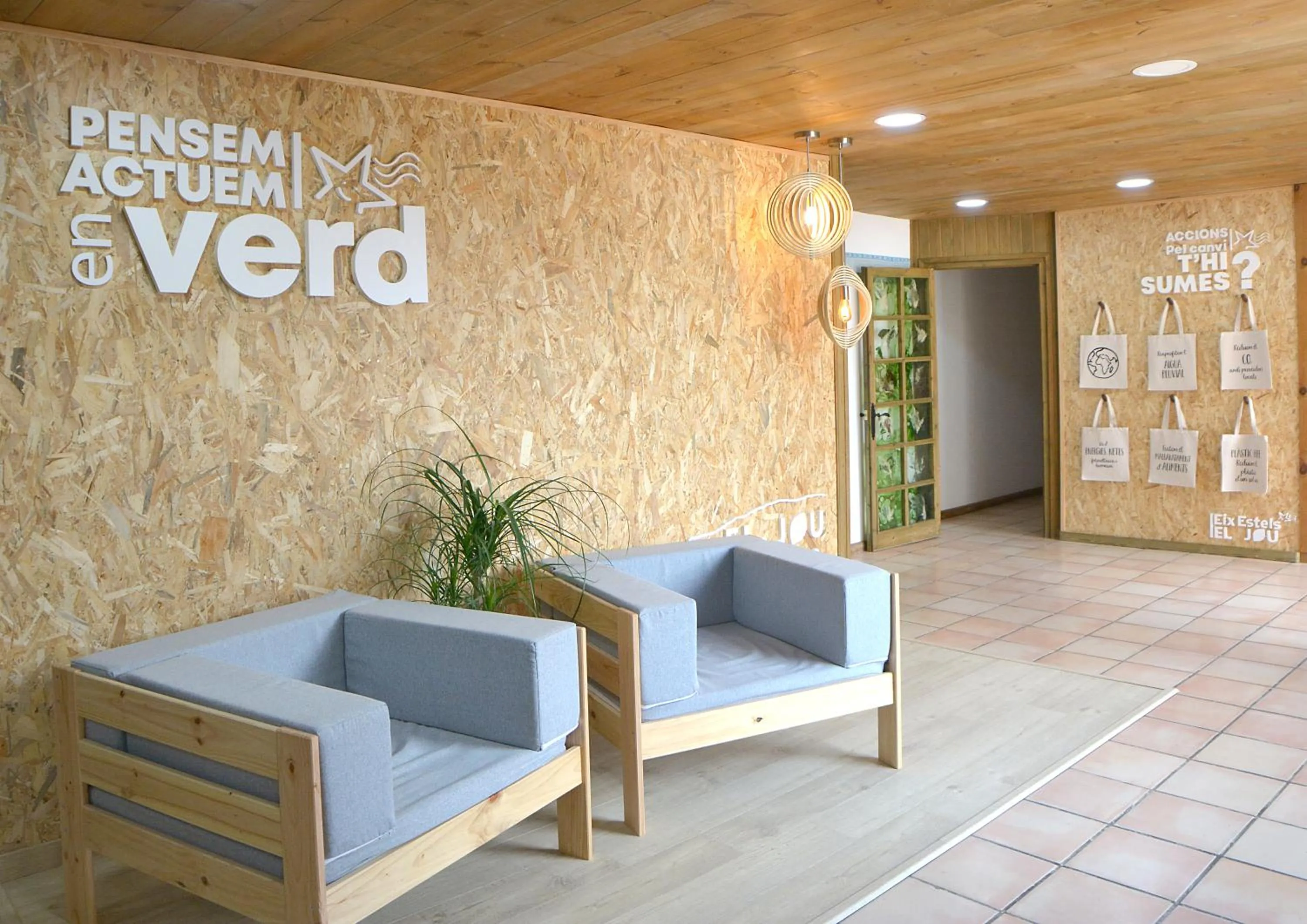 Living room in El Jou Nature