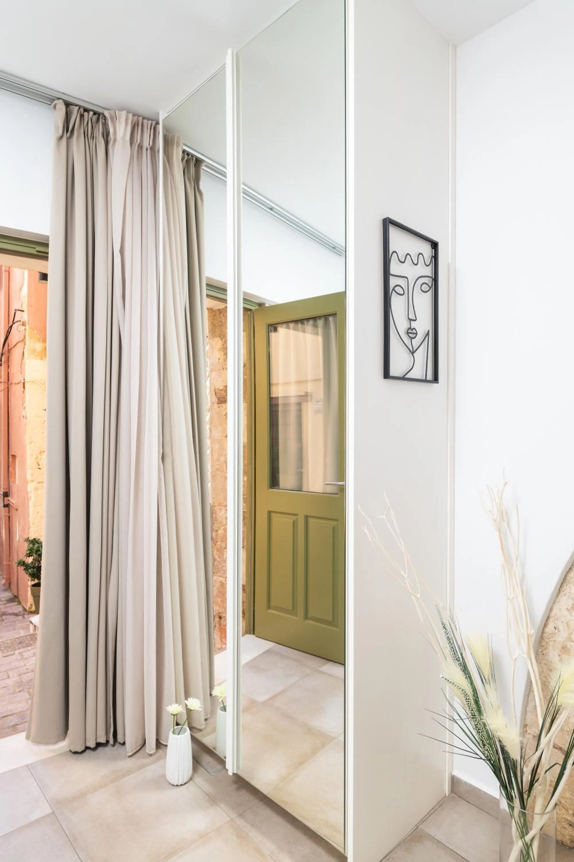 Bedroom in Elia Portou Luxury Residence