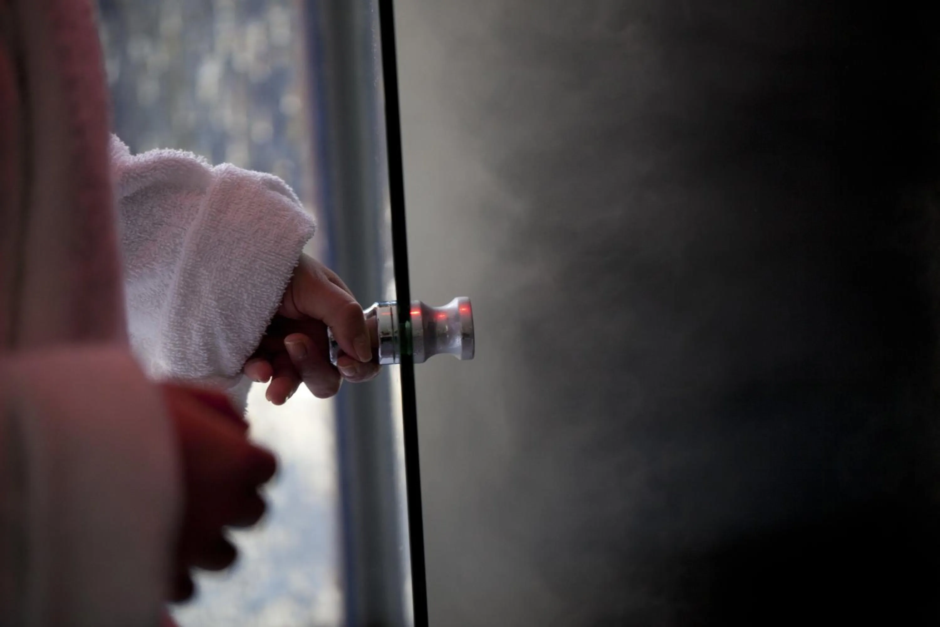 Steam room in Hotel Rischli