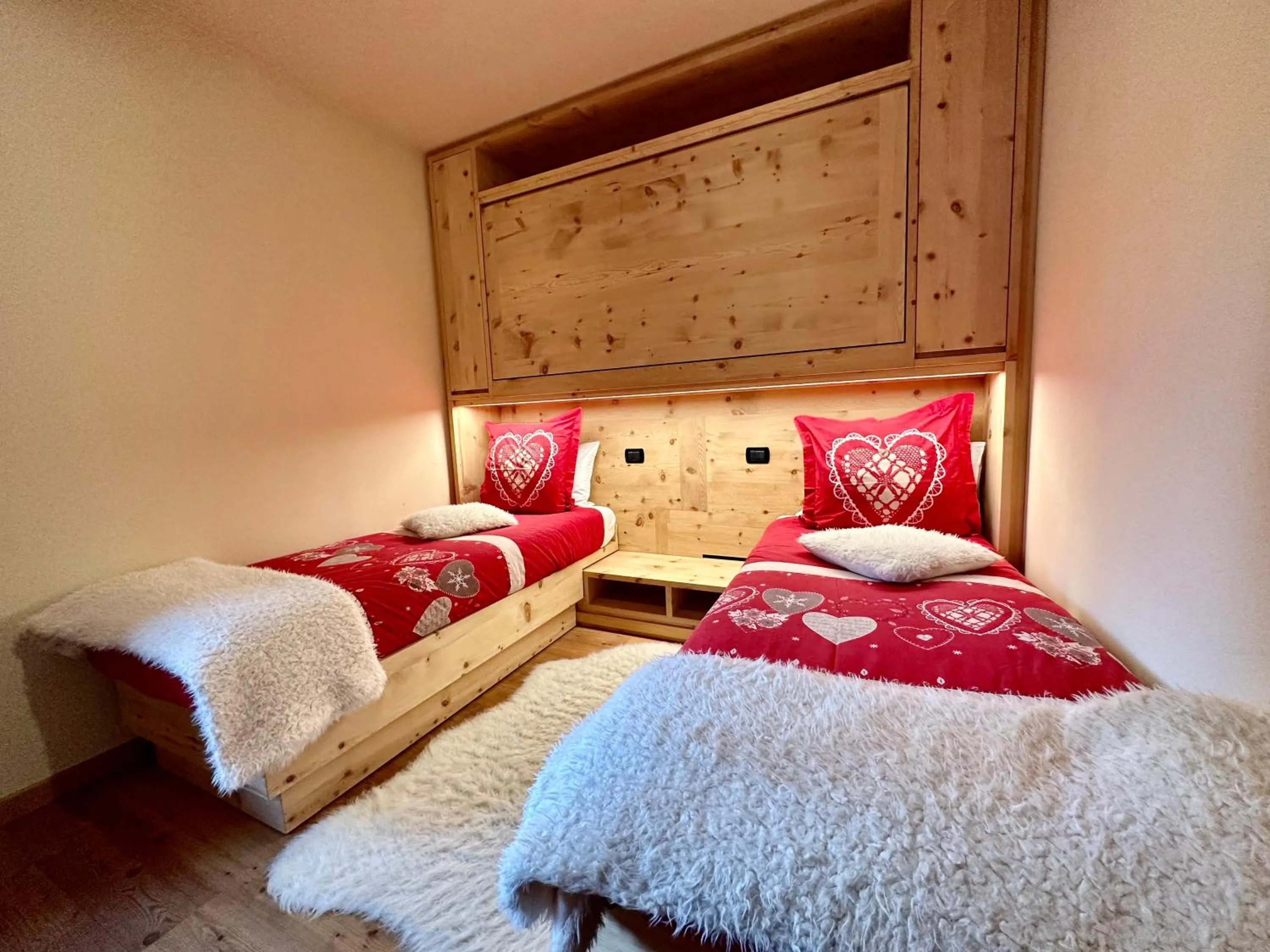 Bed in Chalet Bormino 5