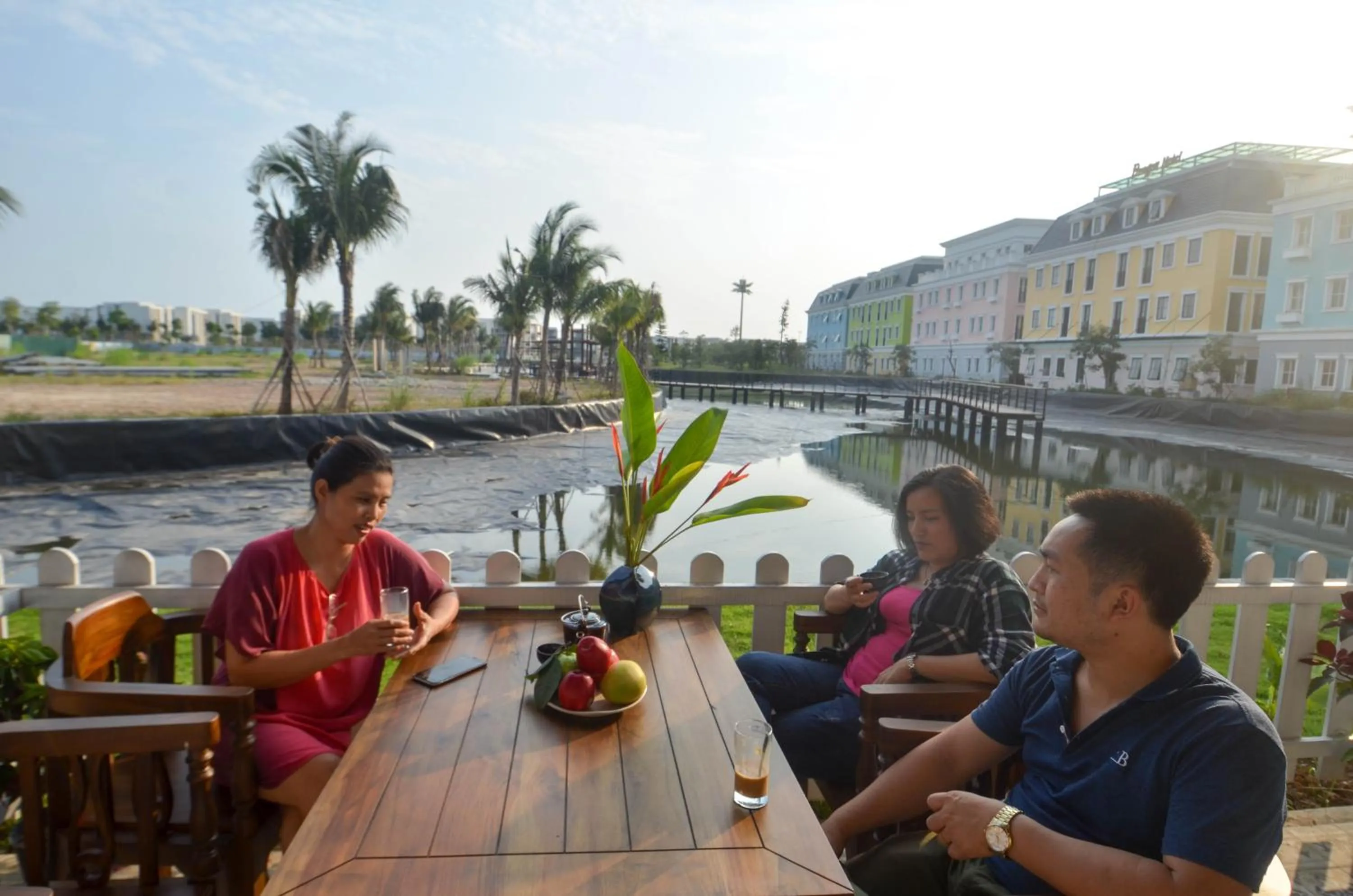 Sunset in Lavian Hotel