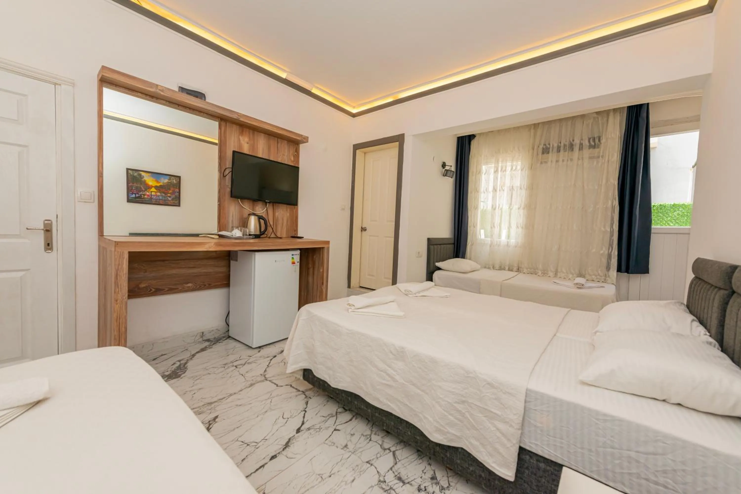 Bed in Aliş Hotel Fethiye