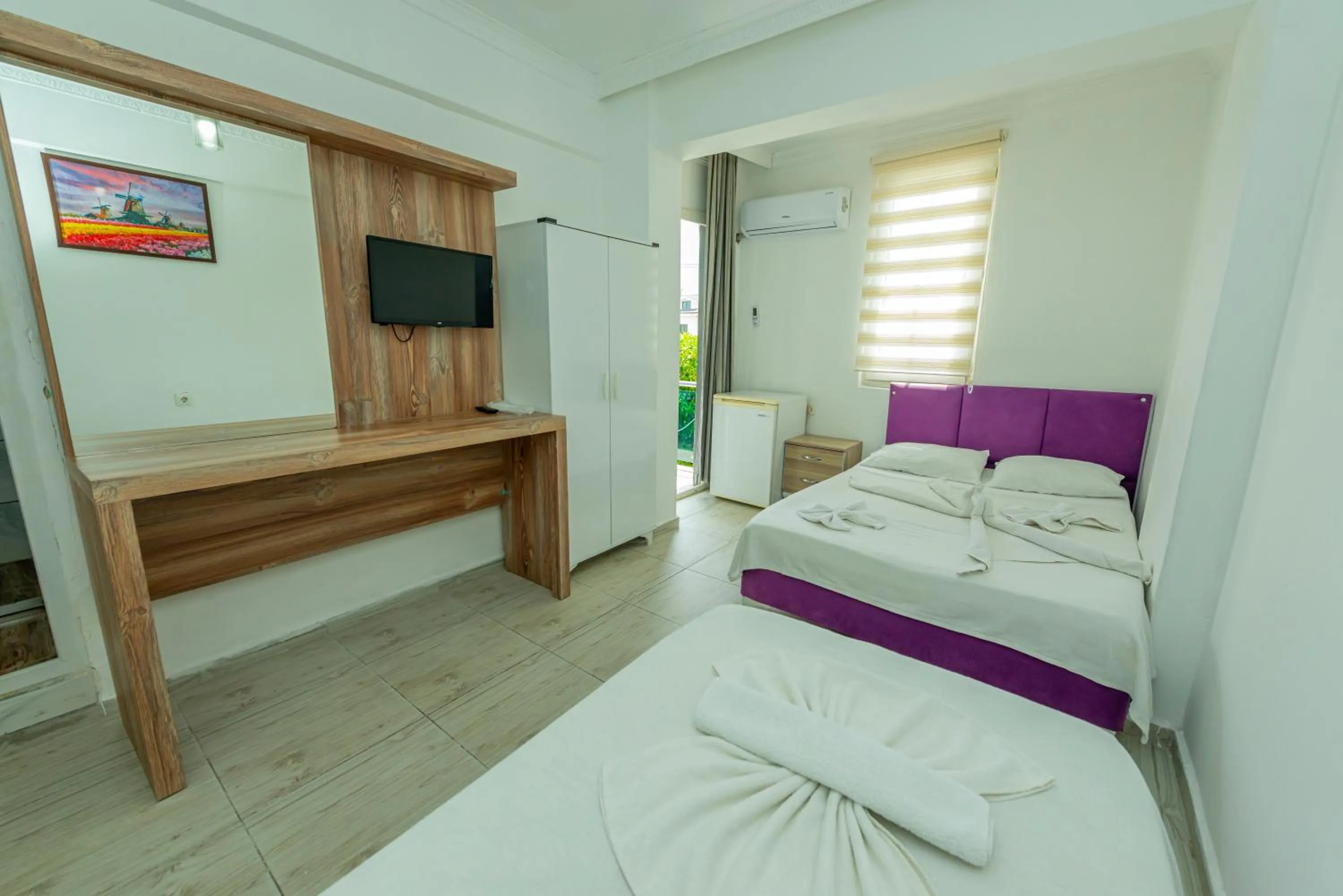 Bed in Aliş Hotel Fethiye