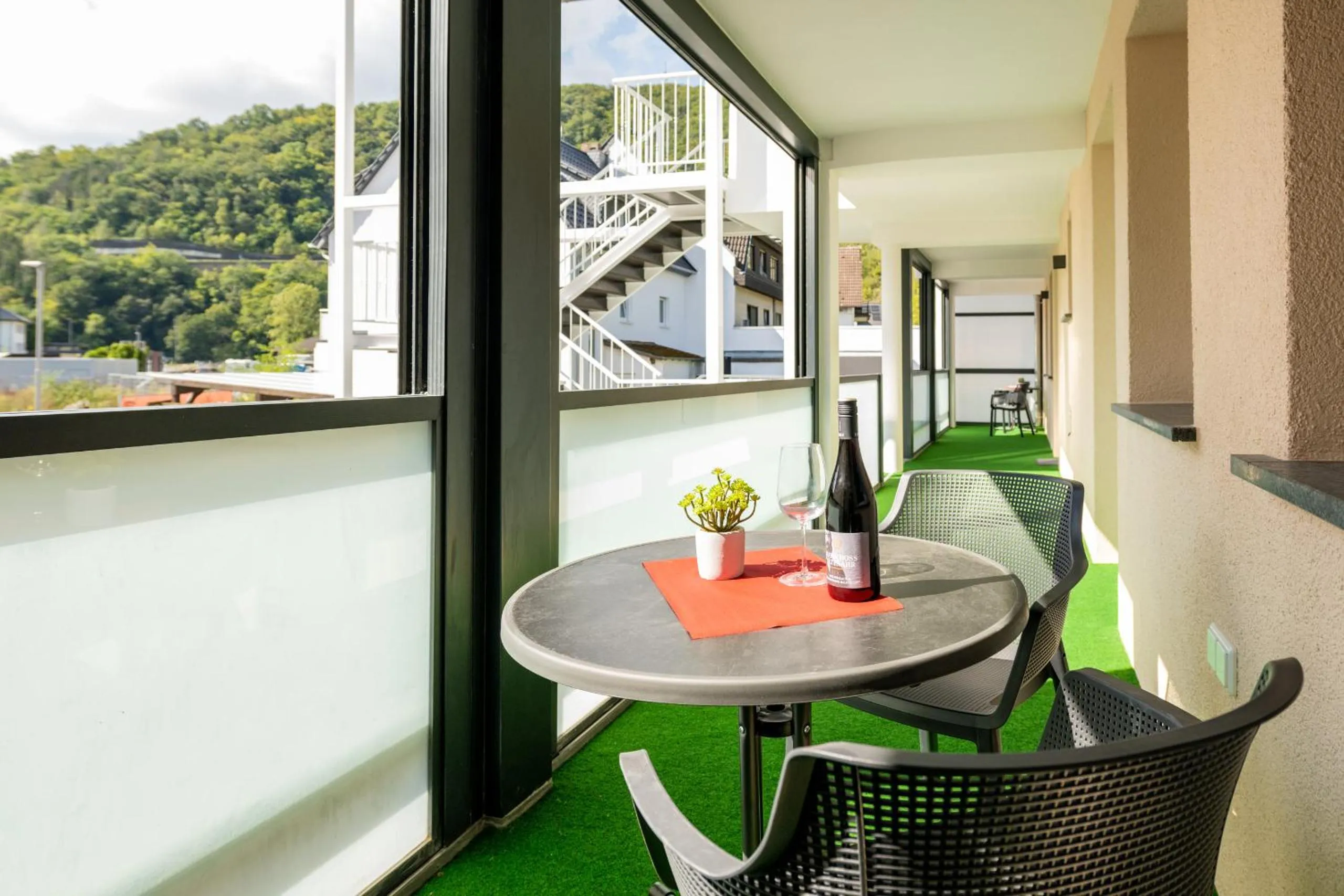 Balcony/Terrace in Apart Hotel Lang