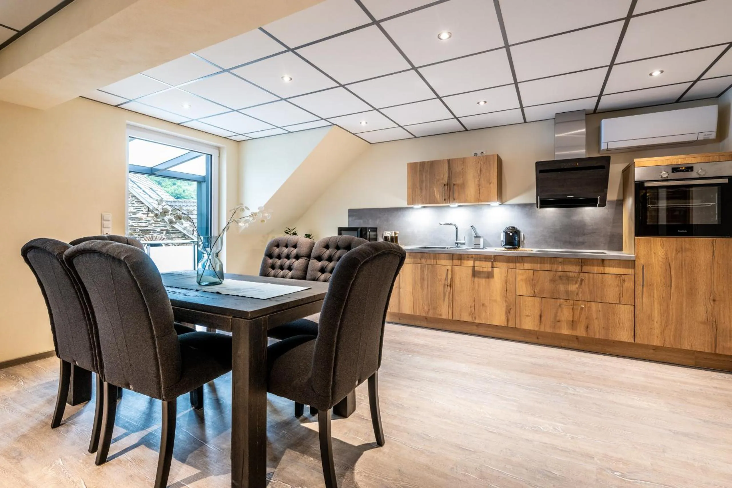 Kitchen or kitchenette in Apart Hotel Lang