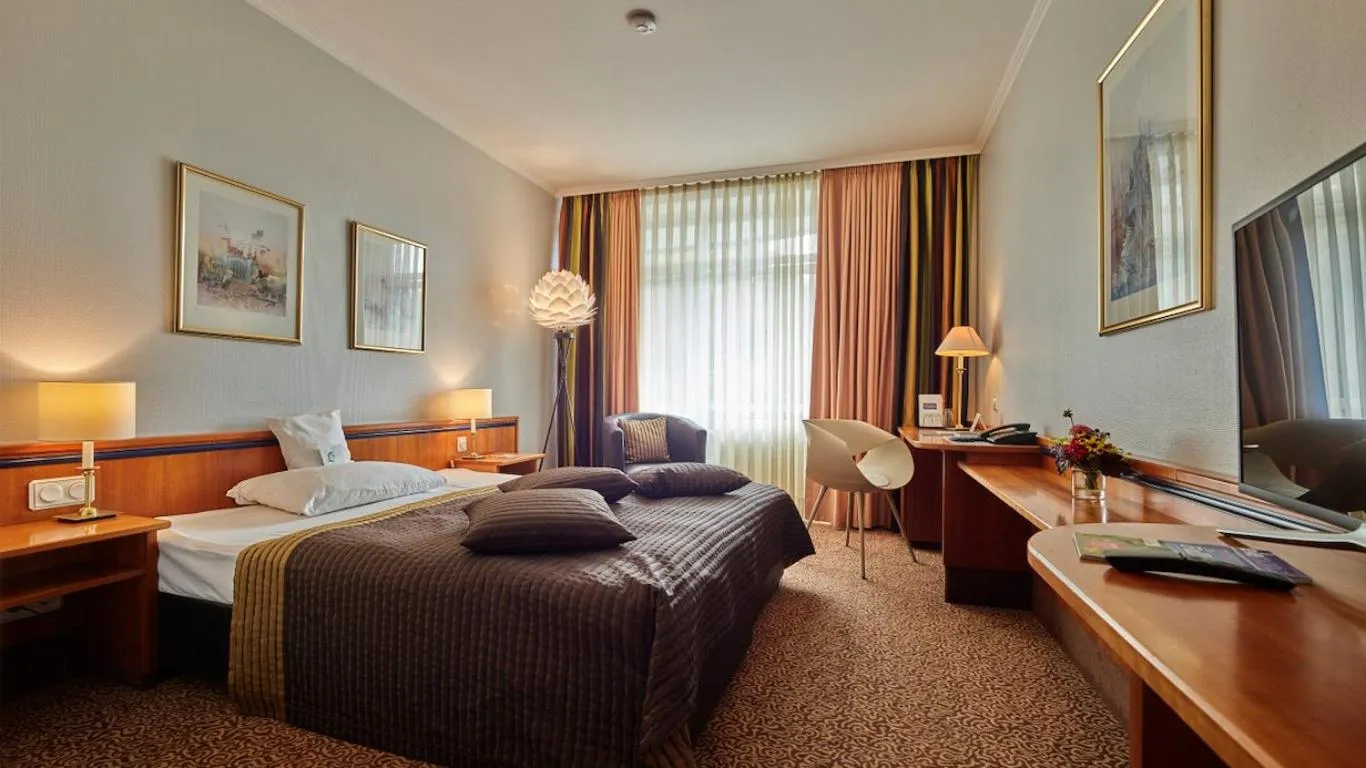 Bed in Tandreas Hotel & Restaurant