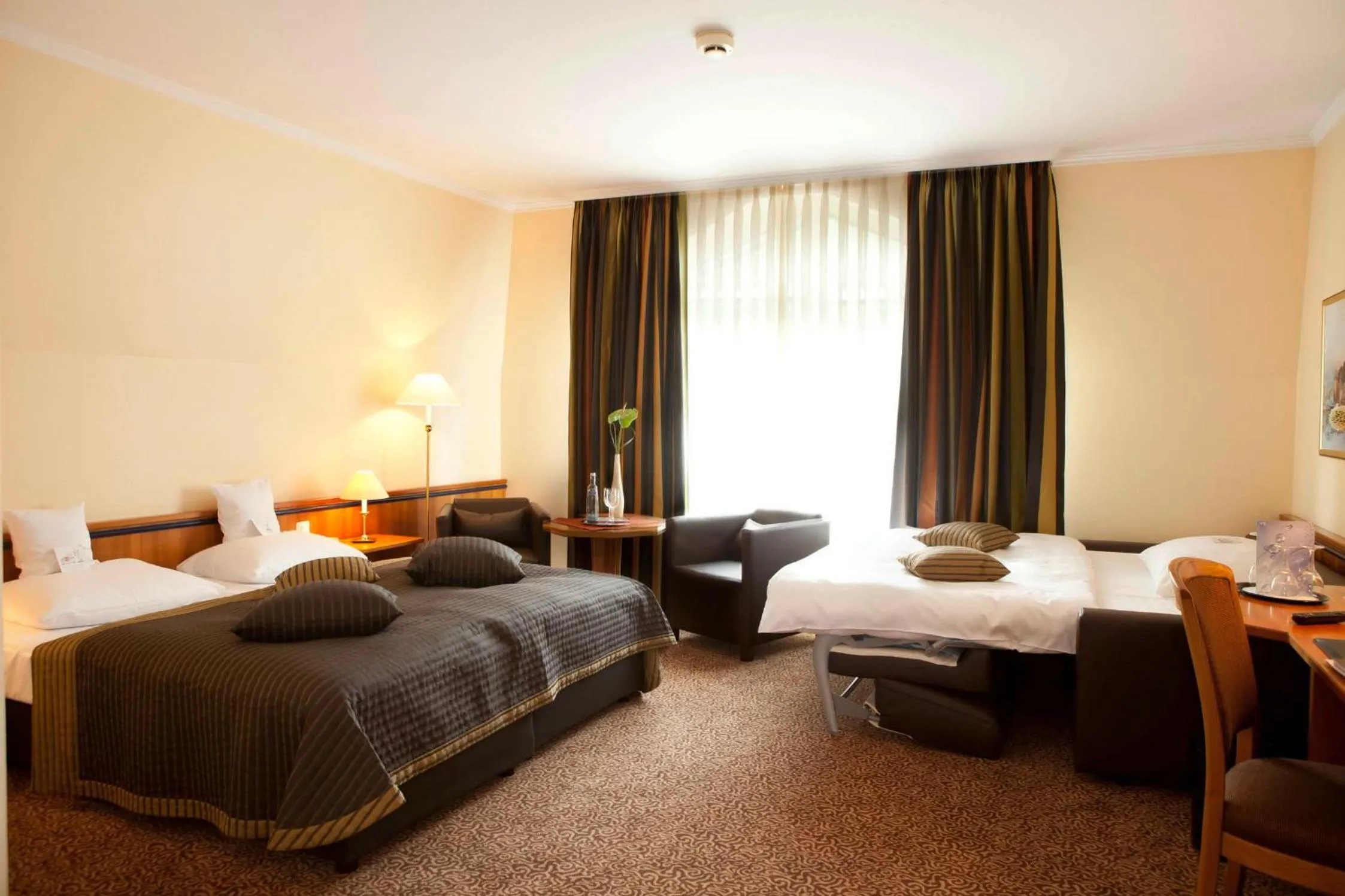 Bed in Tandreas Hotel & Restaurant