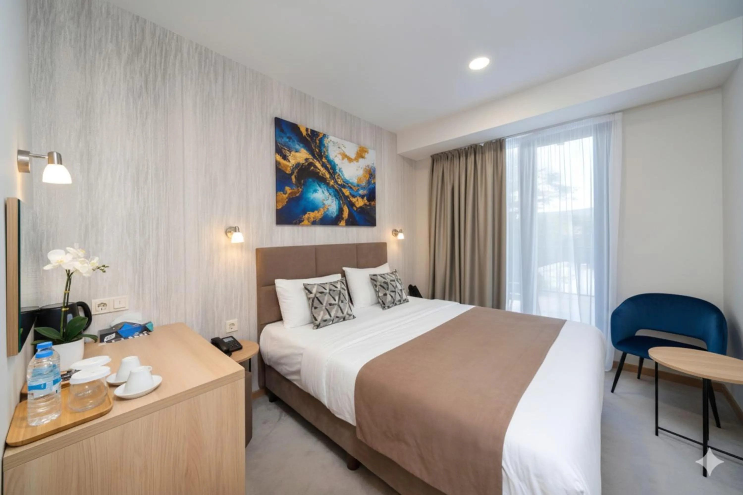 Bed in Brooch Boutique Hotel