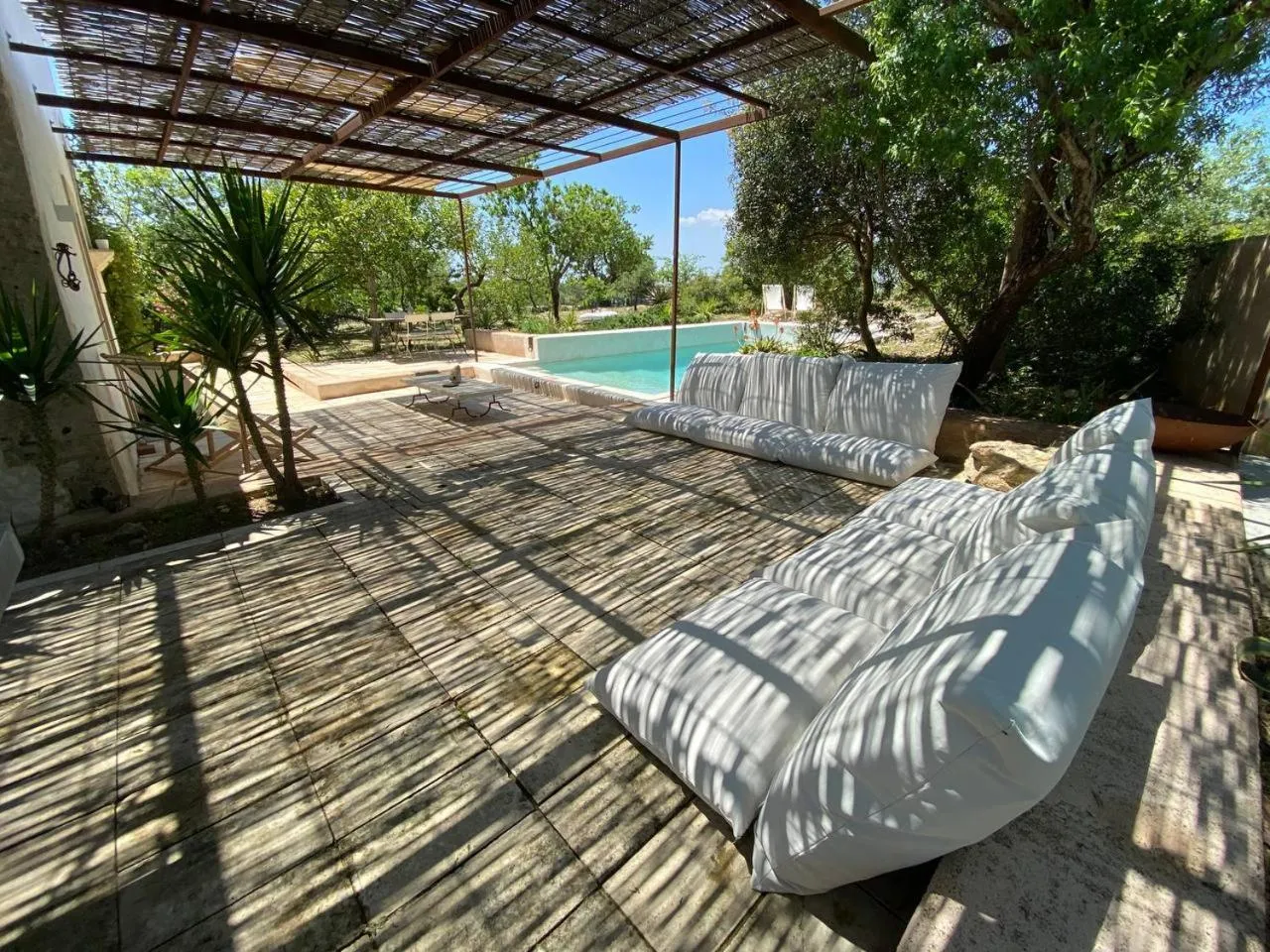 Garden view in Casa Balat