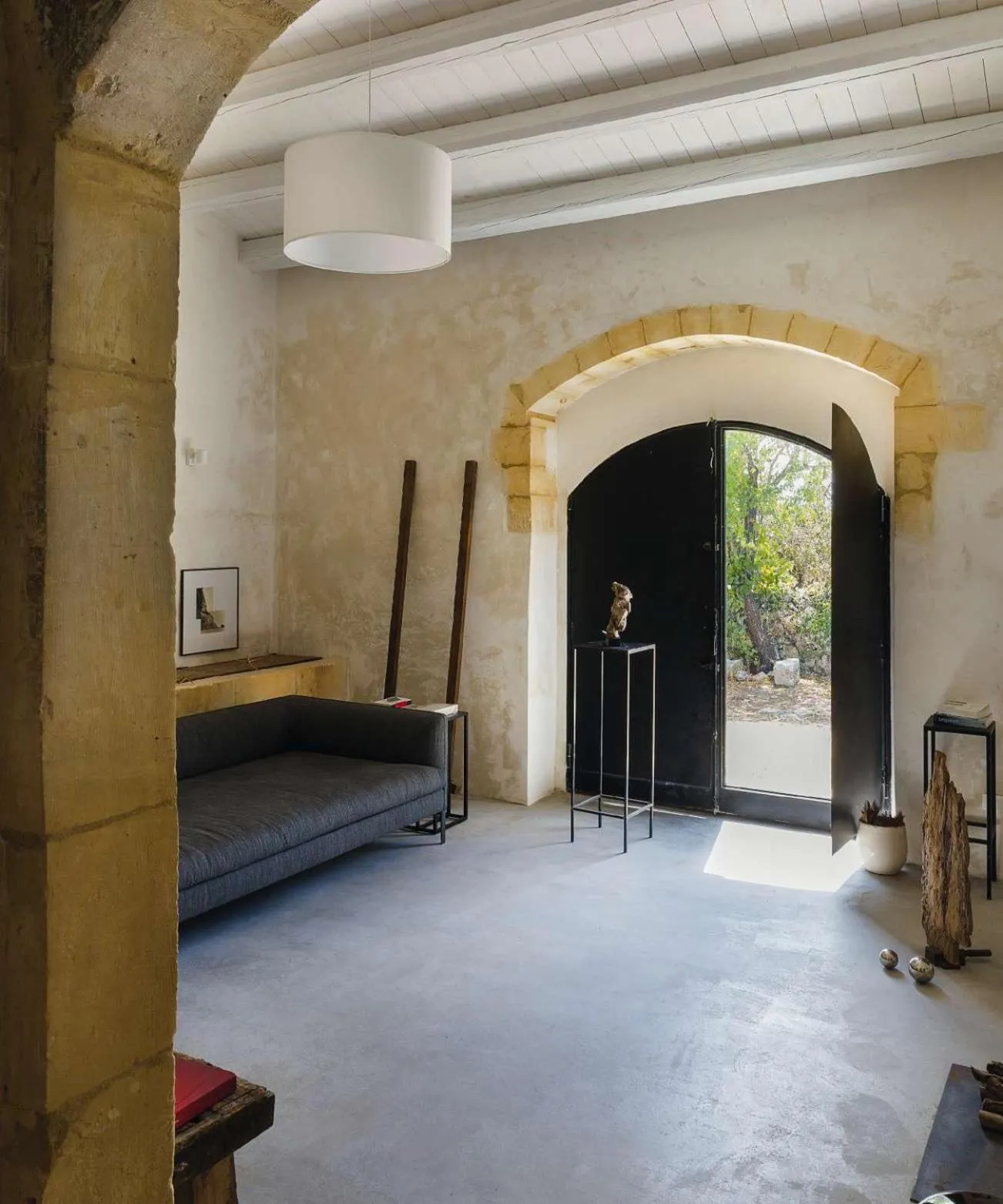 Living room, Bed in Casa Balat