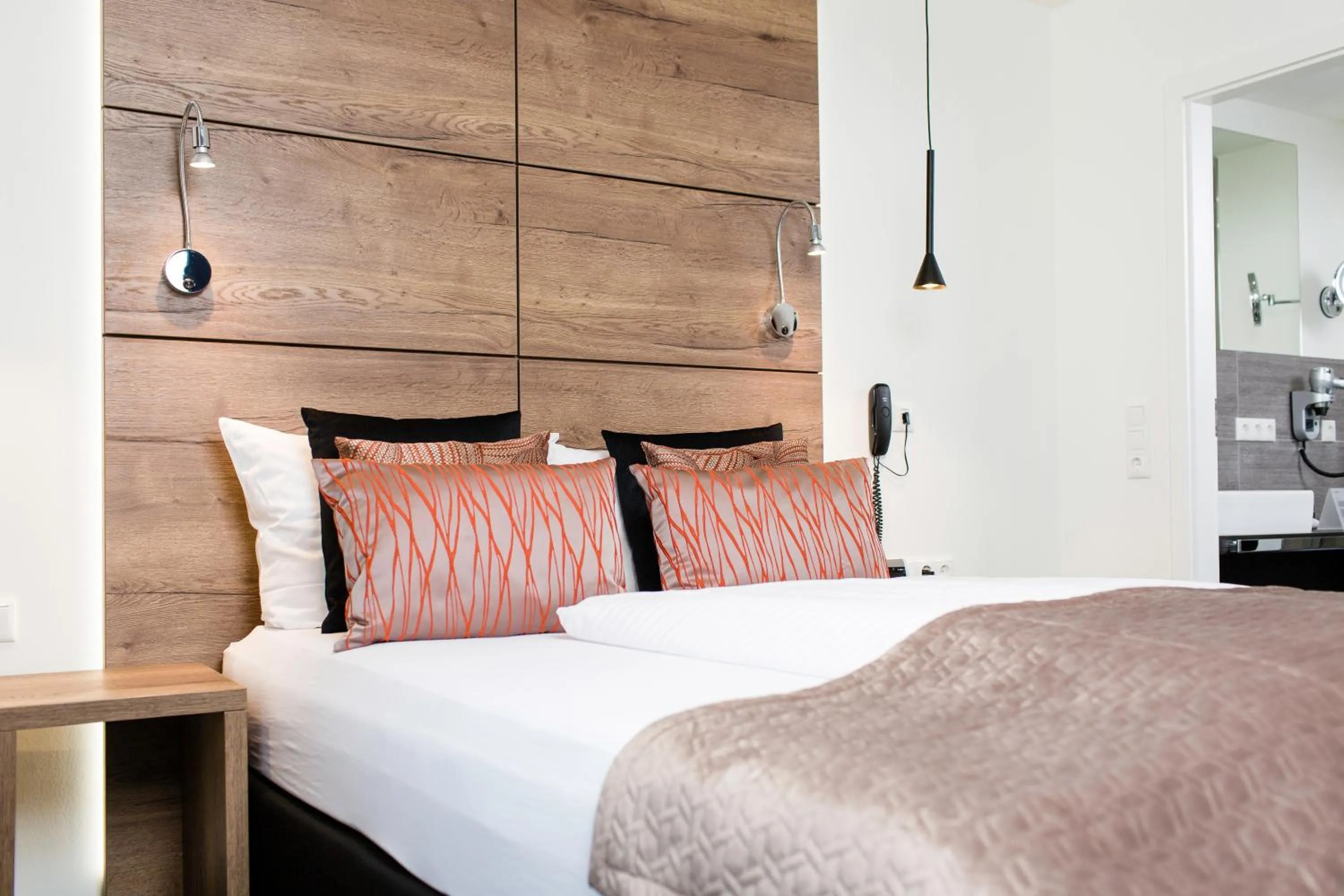 Bedroom, Bed in Hotel Restaurant Zwergschlösschen