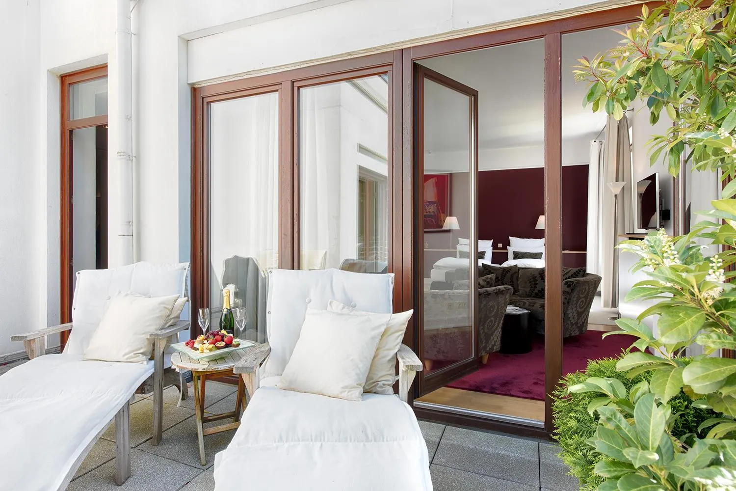 Seating area in Privathotel Lindtner Hamburg