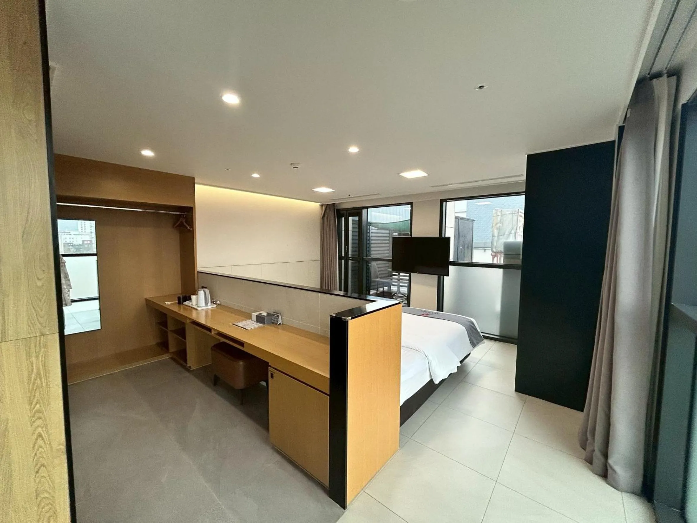 Bed in Hotel Skypark DaejeonⅠ