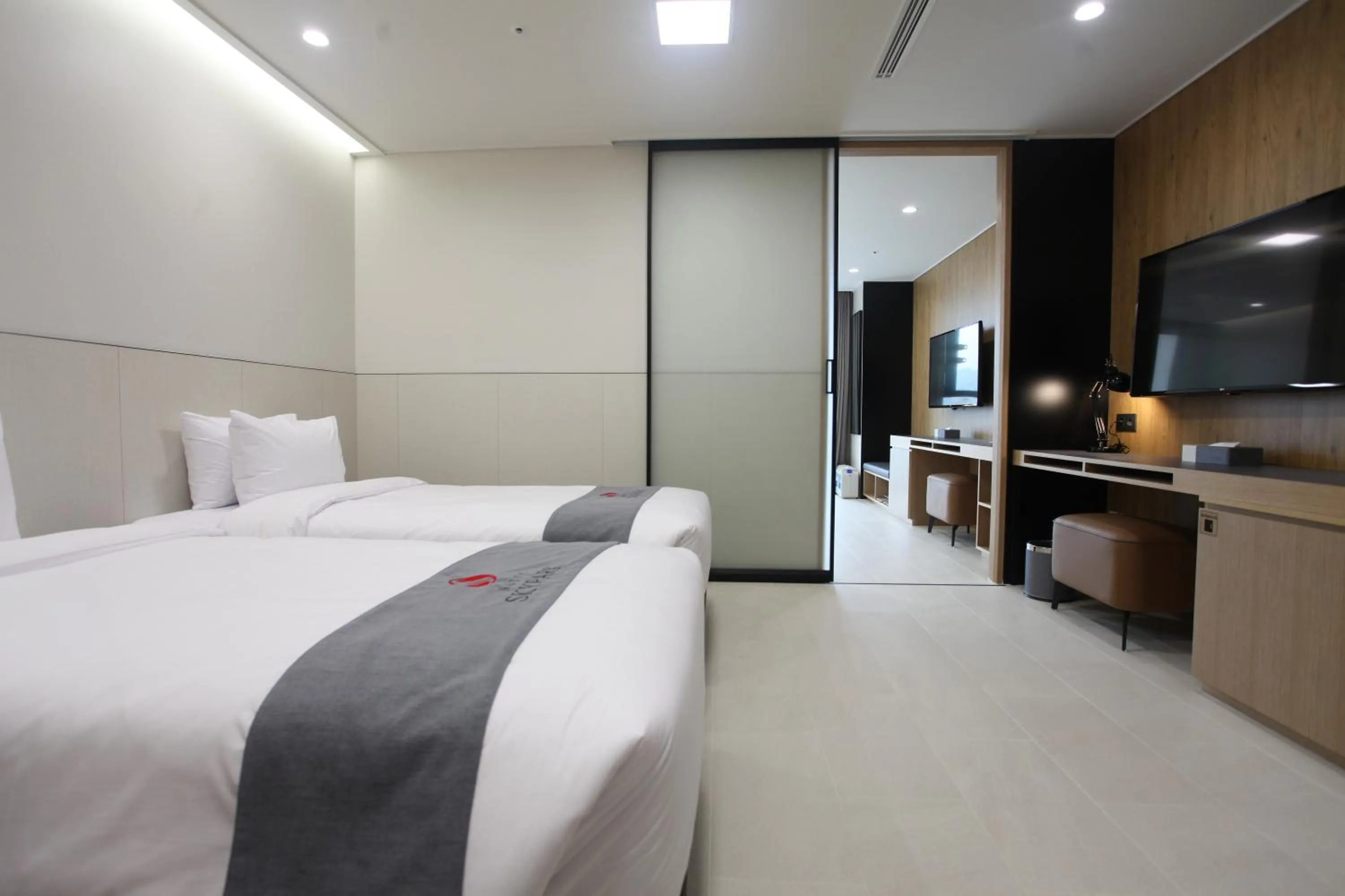 Bed in Hotel Skypark DaejeonⅠ