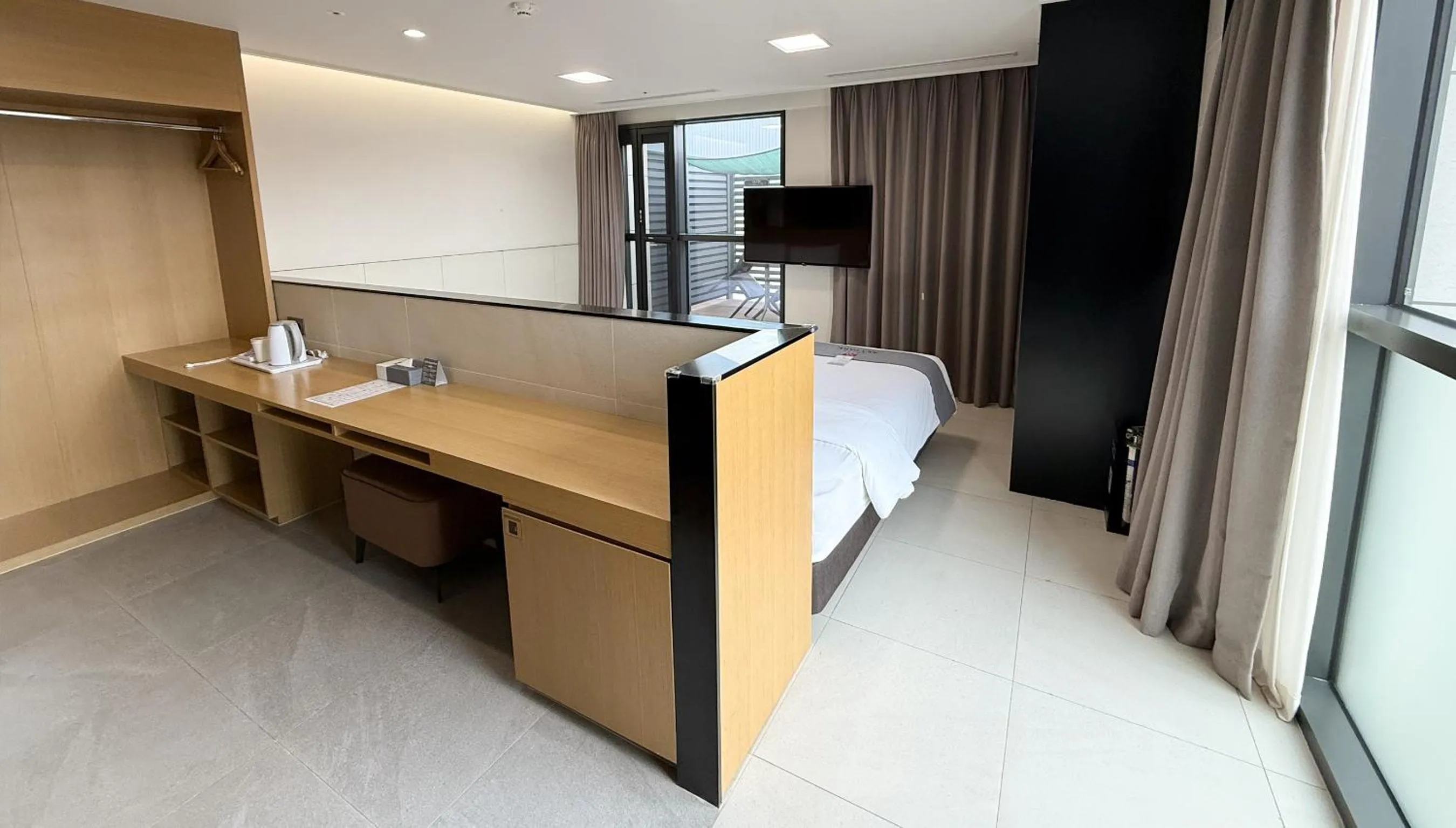 Bed in Hotel Skypark DaejeonⅠ