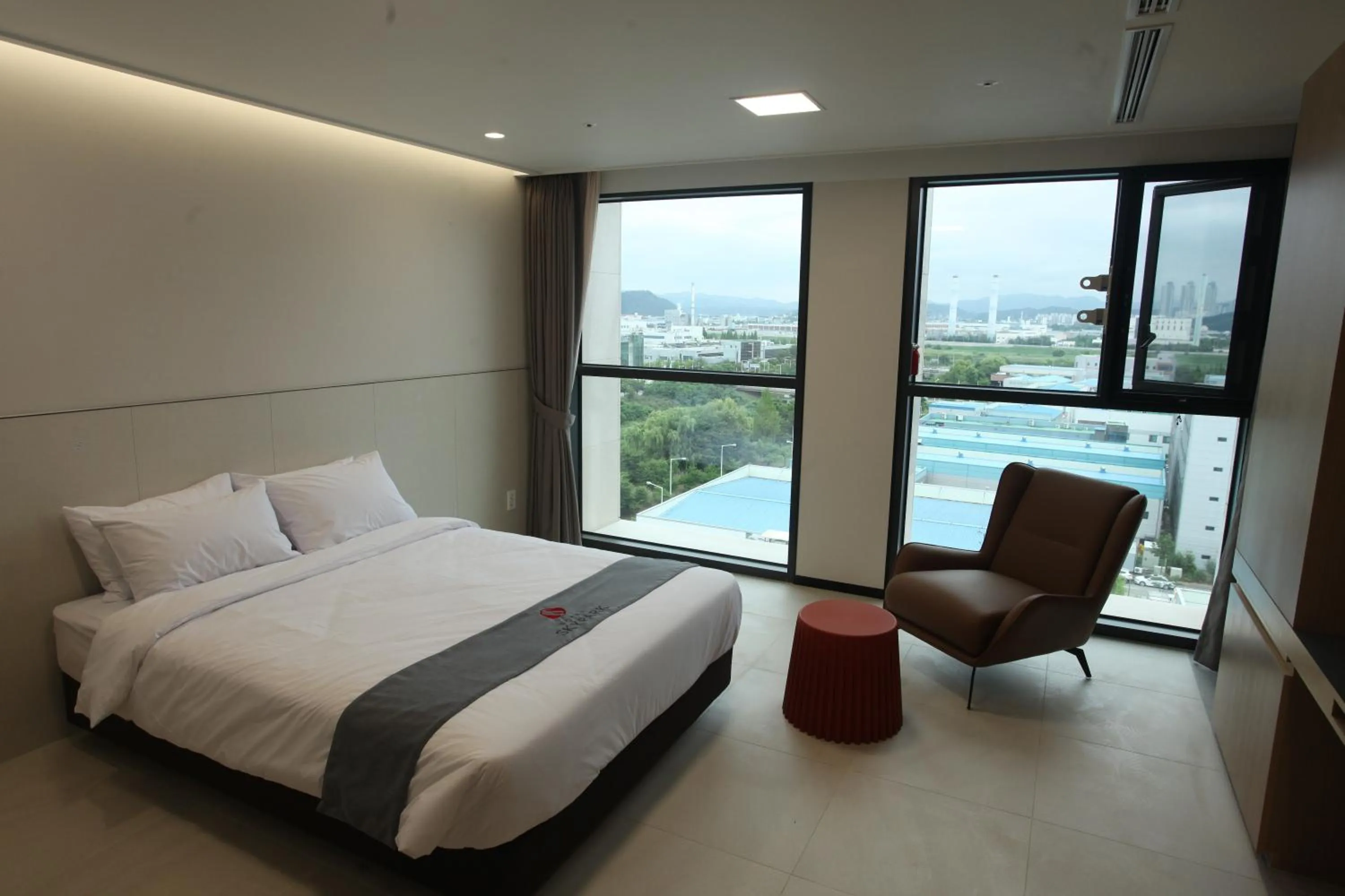 Bed in Hotel Skypark DaejeonⅠ