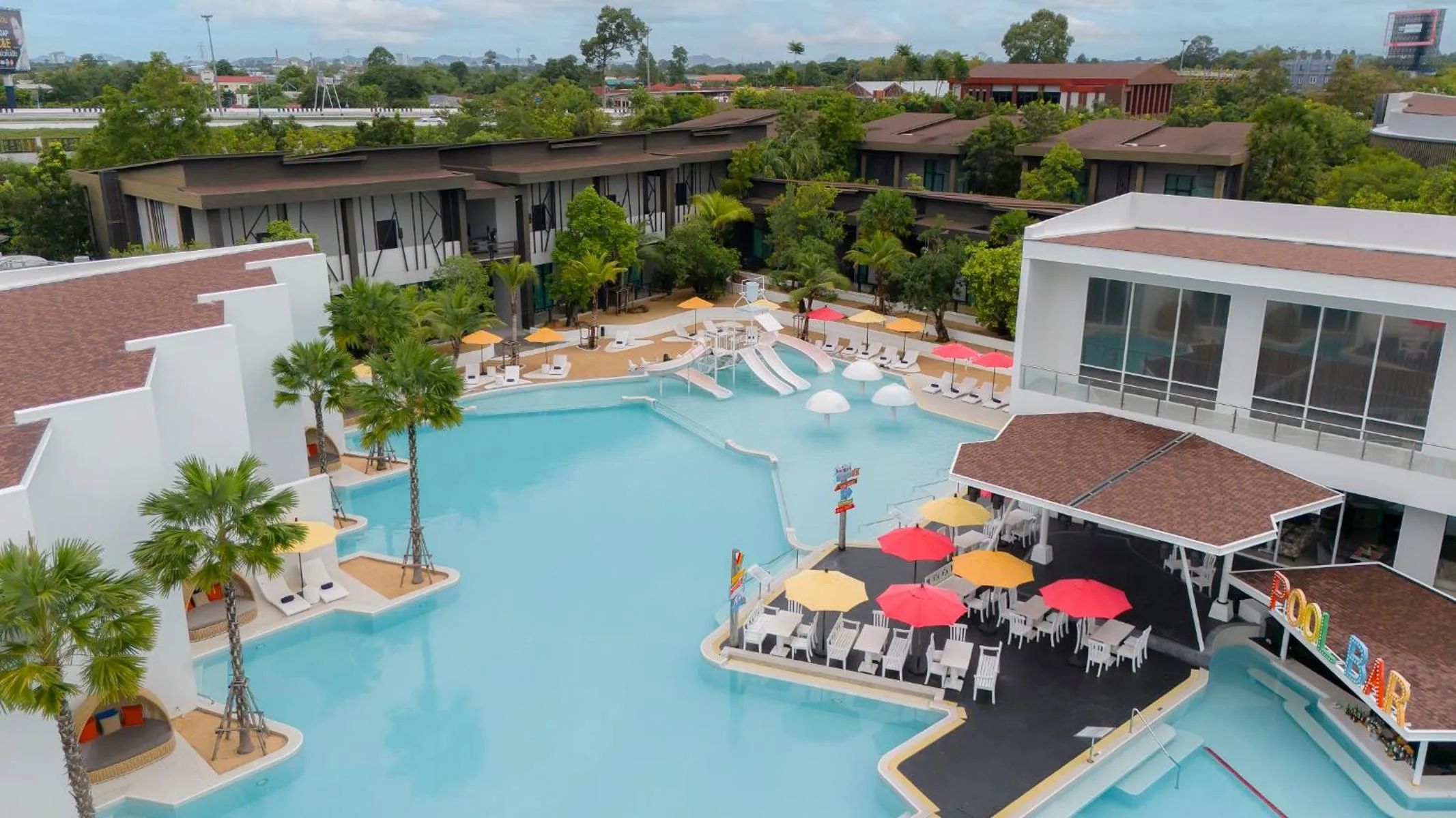 Pool view in The Gems Mining Pool Villas Pattaya