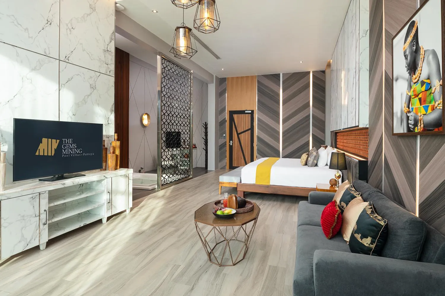 TV and multimedia in The Gems Mining Pool Villas Pattaya