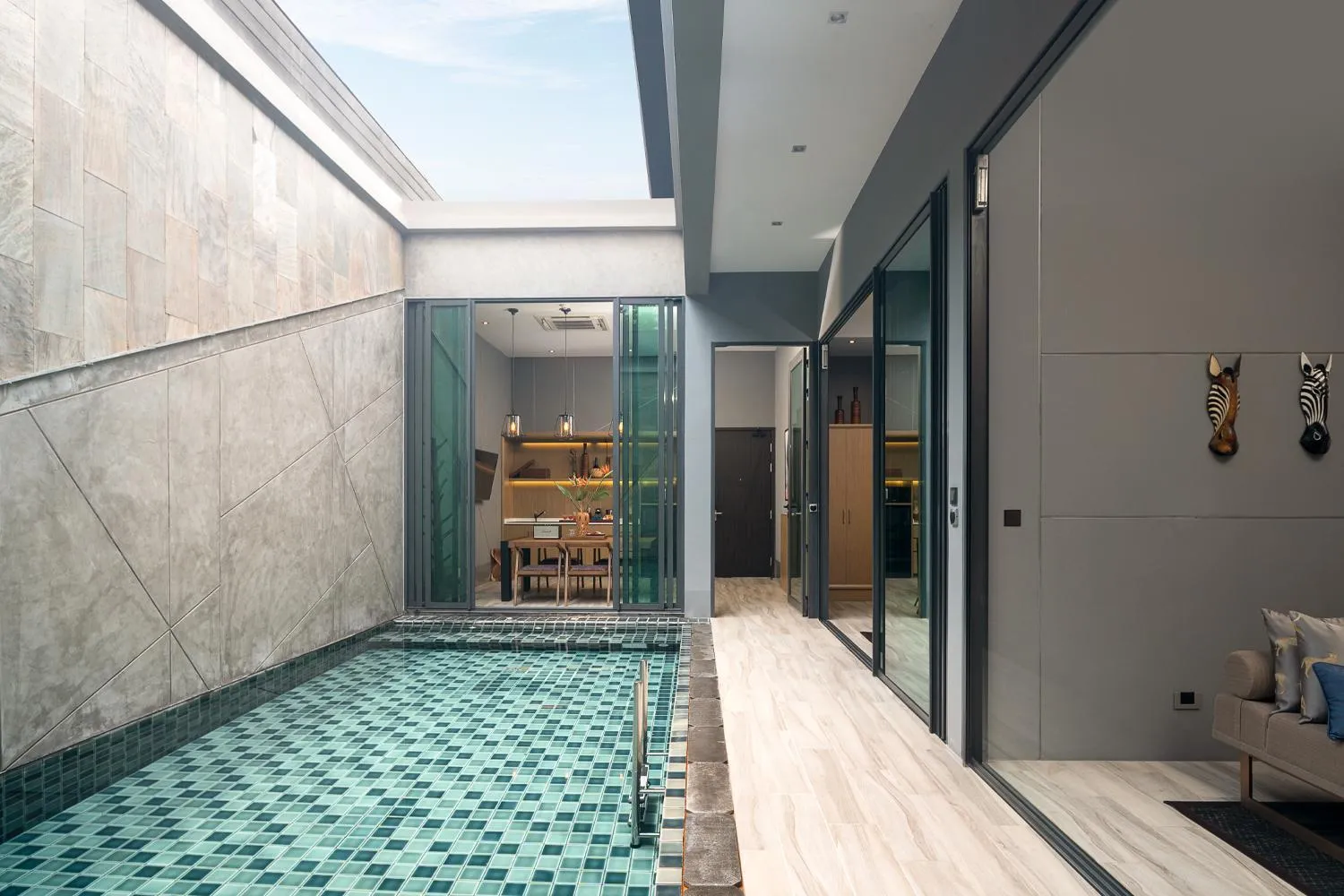 Swimming pool in The Gems Mining Pool Villas Pattaya