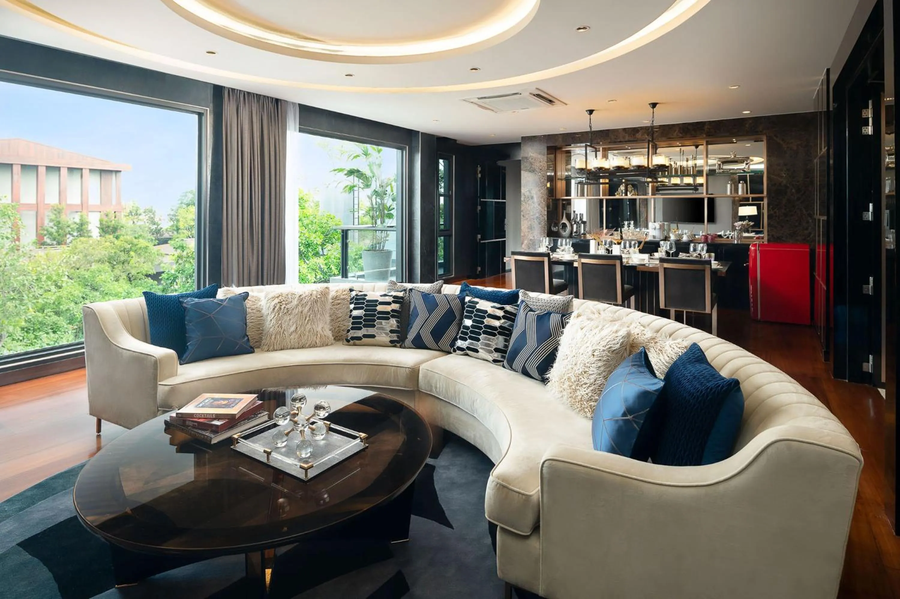 Living room in The Gems Mining Pool Villas Pattaya