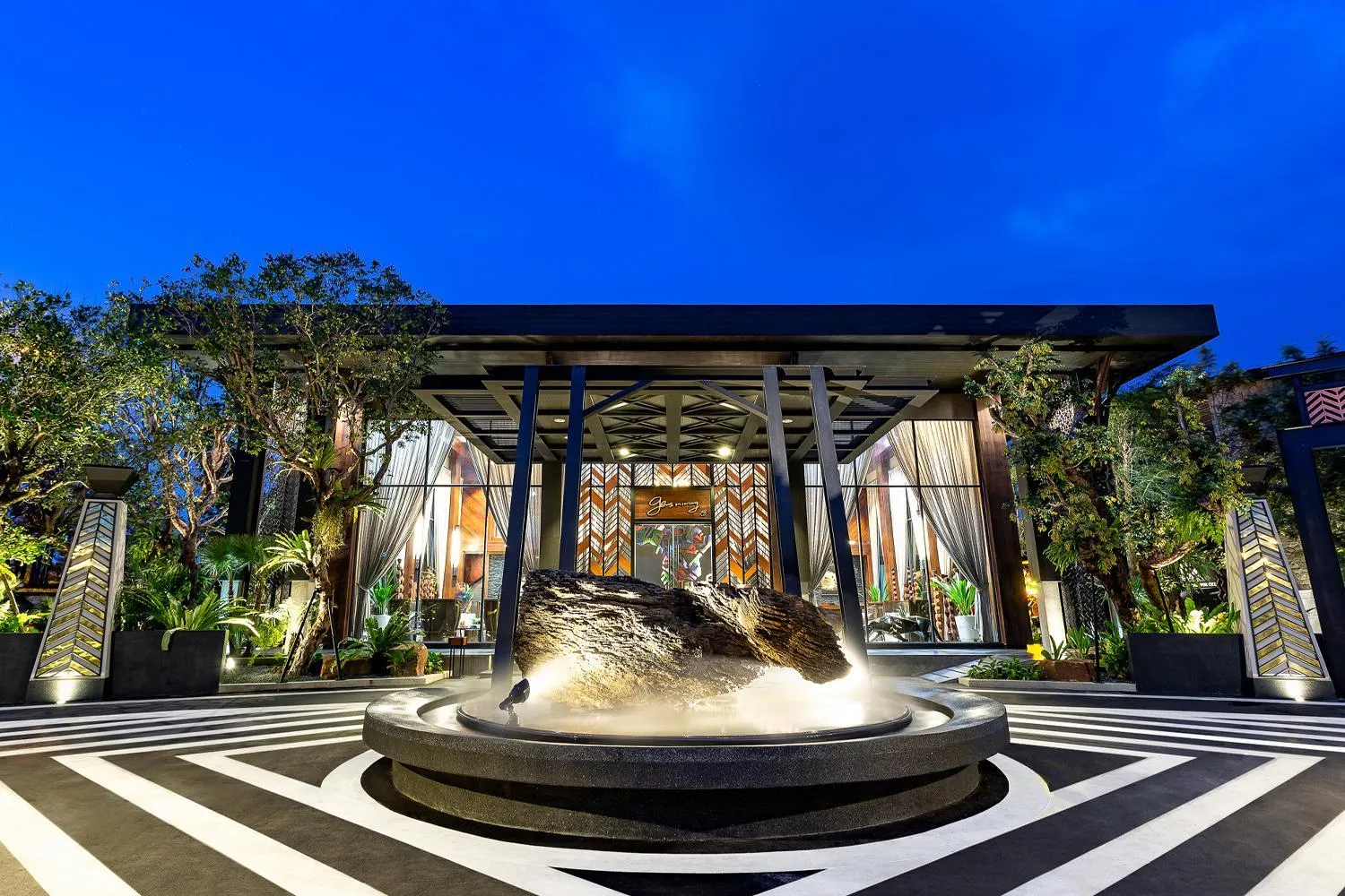 Facade/entrance in The Gems Mining Pool Villas Pattaya