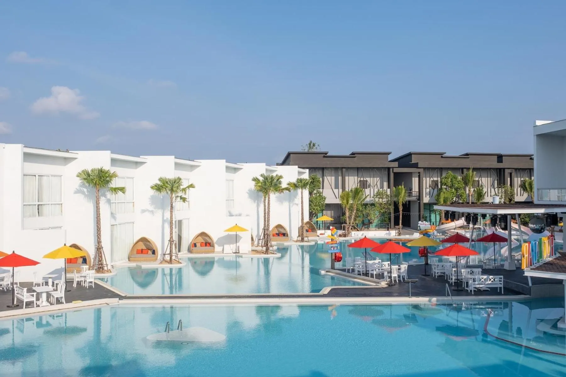 Pool view in The Gems Mining Pool Villas Pattaya