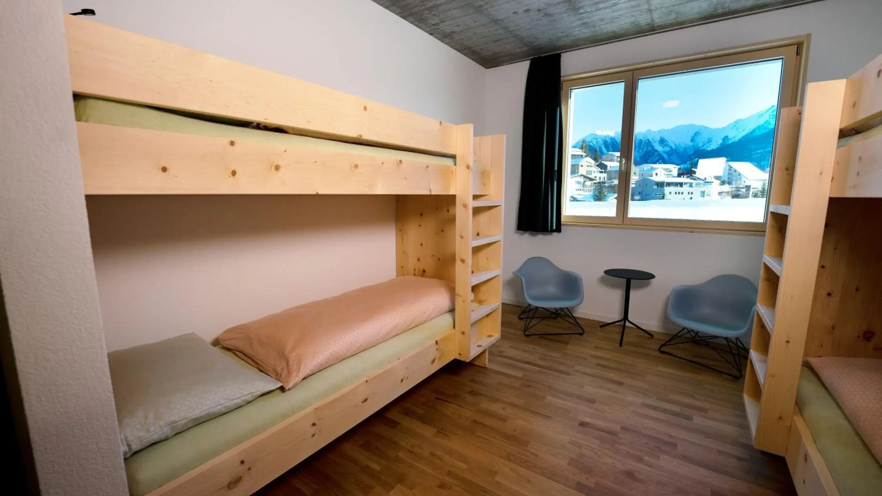 Bed in 4-Bed Dormitory Room - incl. Pool Access in Laax wellnessHostel3000 Bed in 4-Bed Dormitory Room - incl. Pool Access in Laax wellnessHostel3000