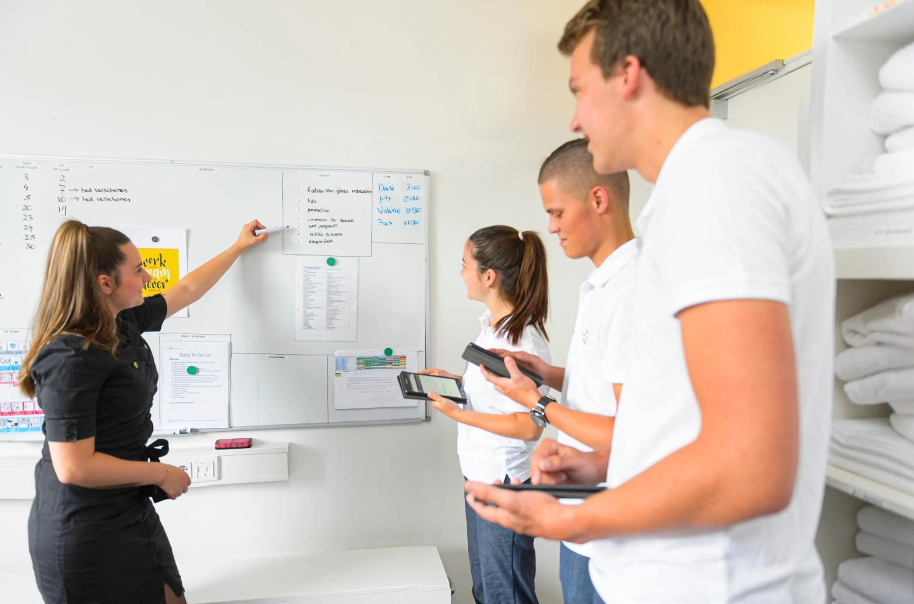 Staff in Teaching Hotel