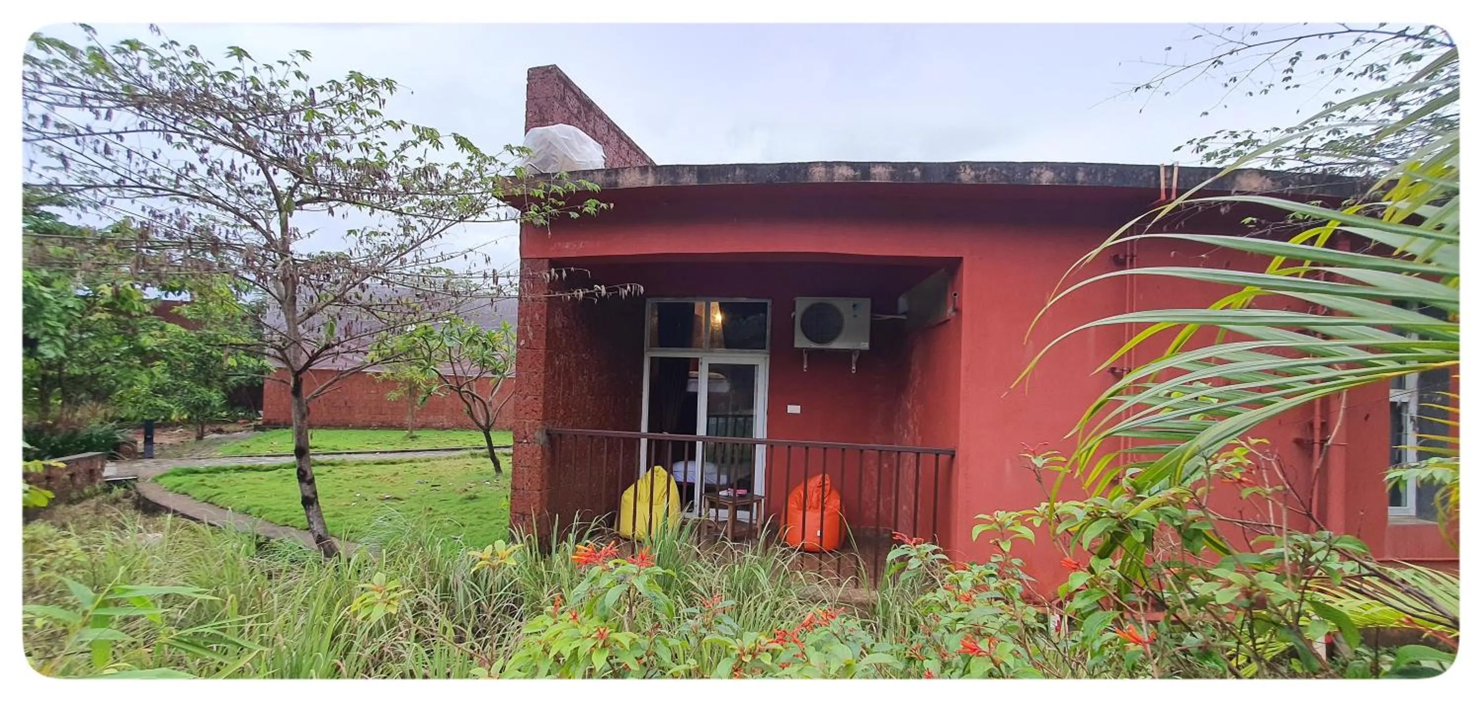 Balcony/Terrace in Arthigamya Spa & Resort