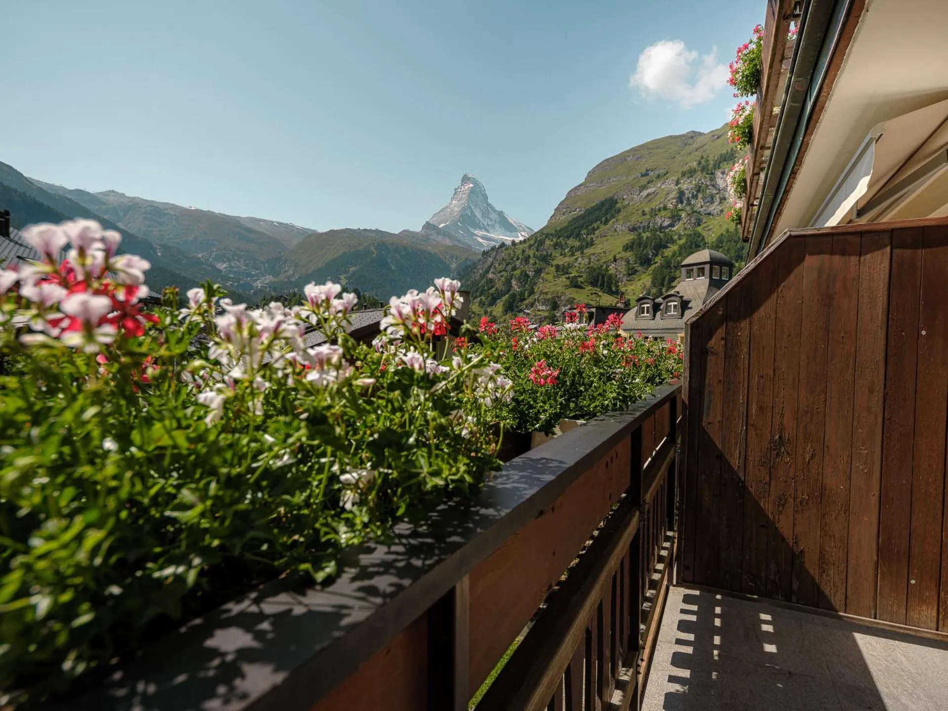Balcony/Terrace in Hotel Bella Vista Zermatt