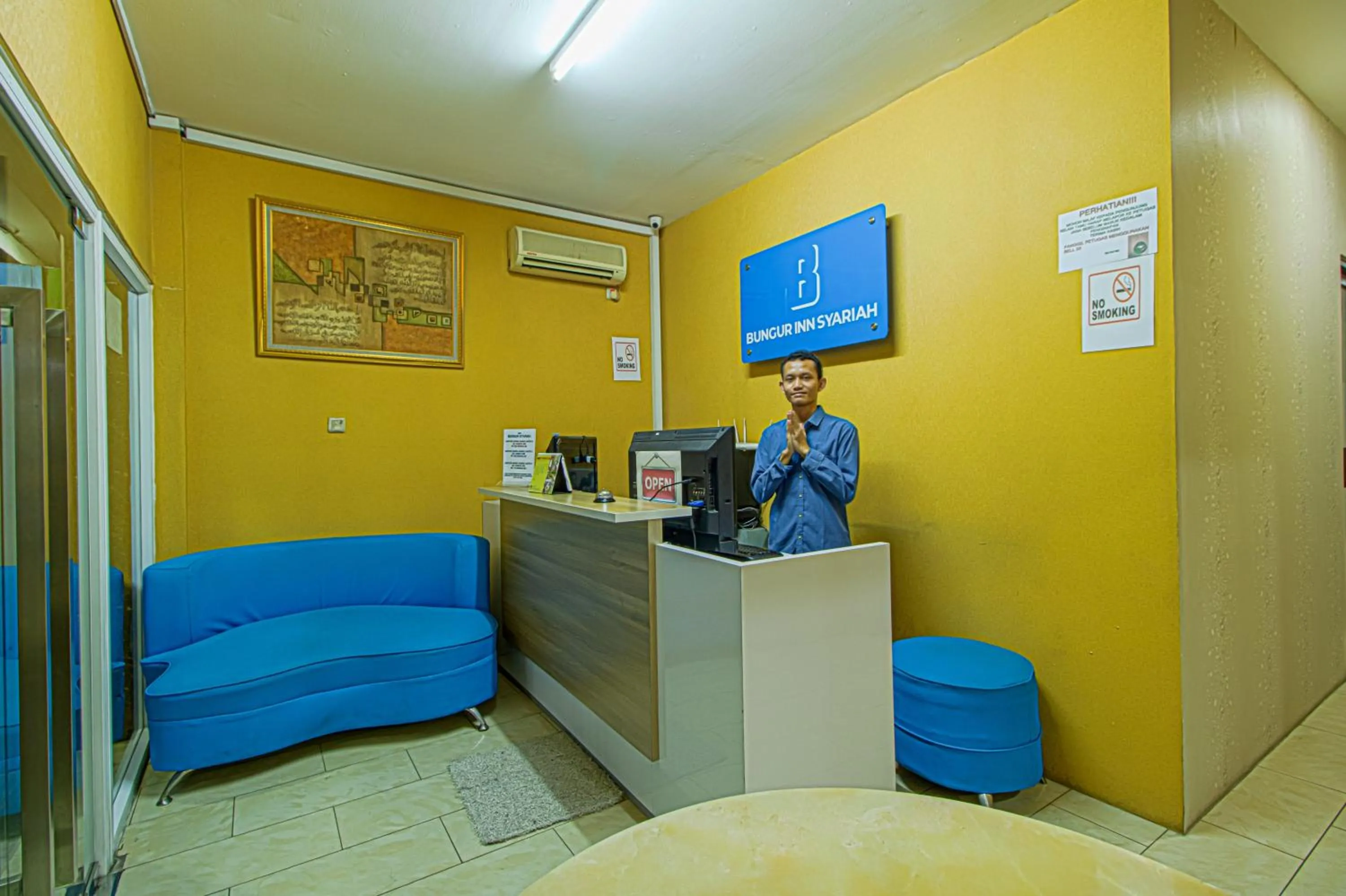 Lobby or reception in Bungur Inn Syariah