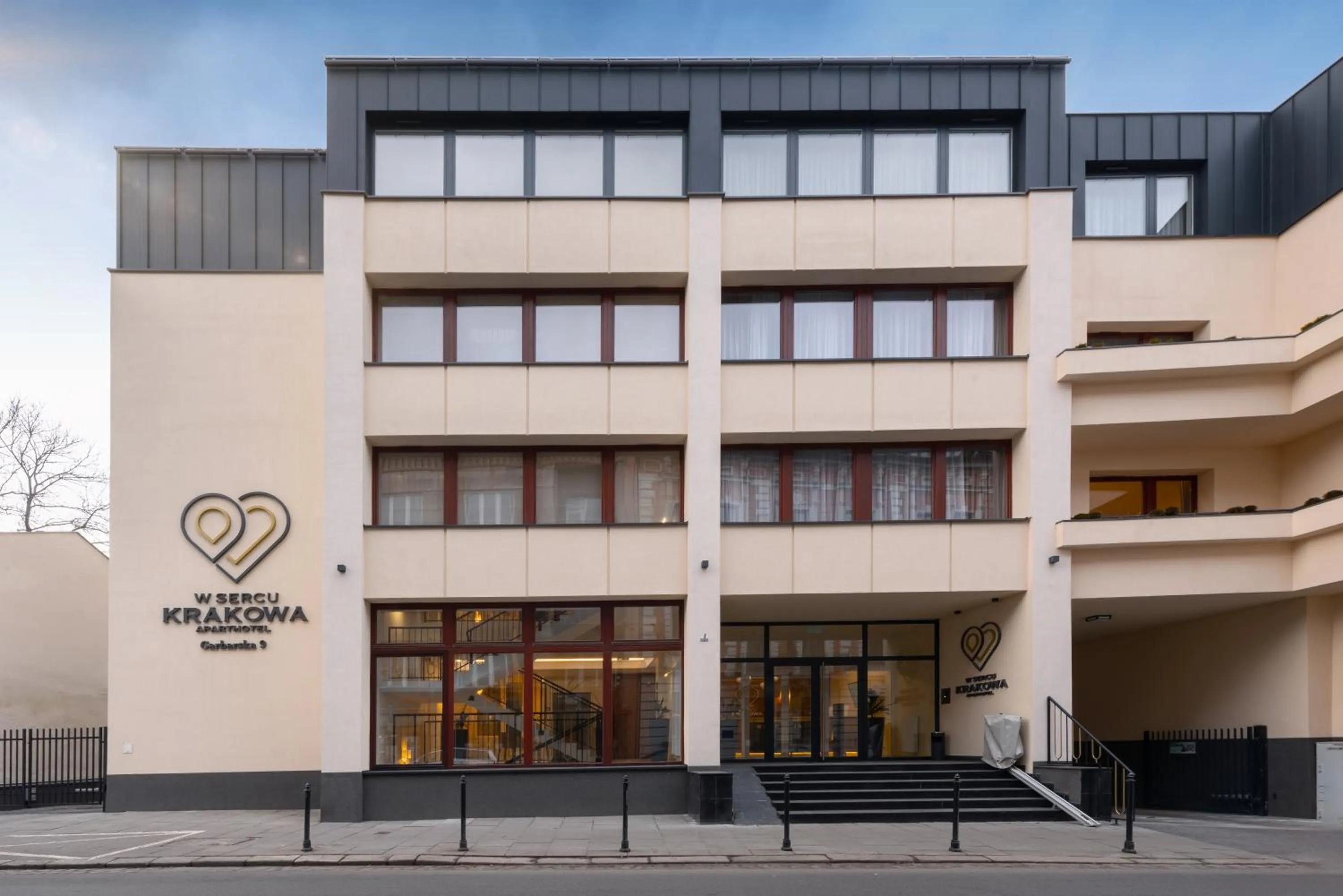 Property building in W Sercu Krakowa Aparthotel