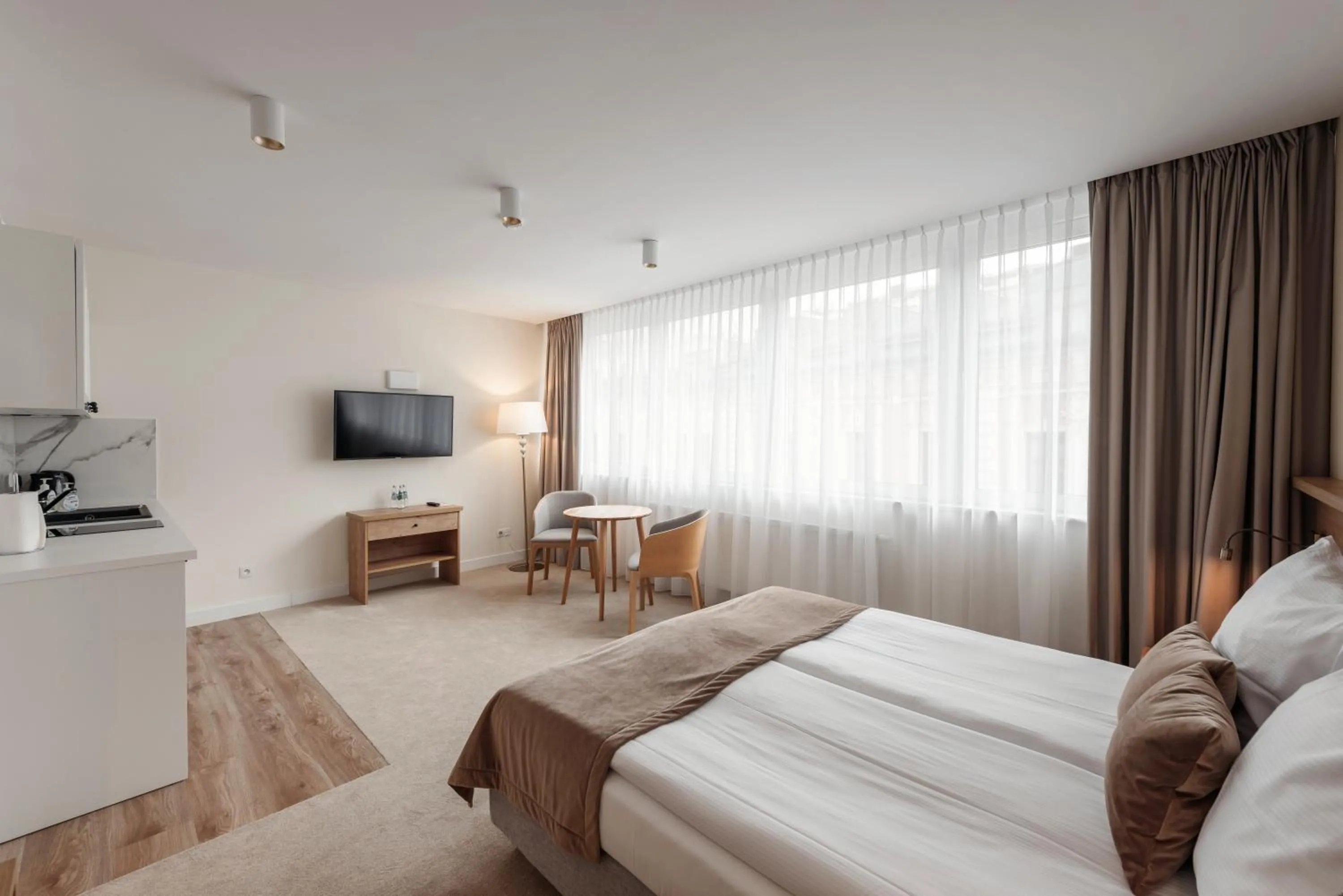 Bed in W Sercu Krakowa Aparthotel