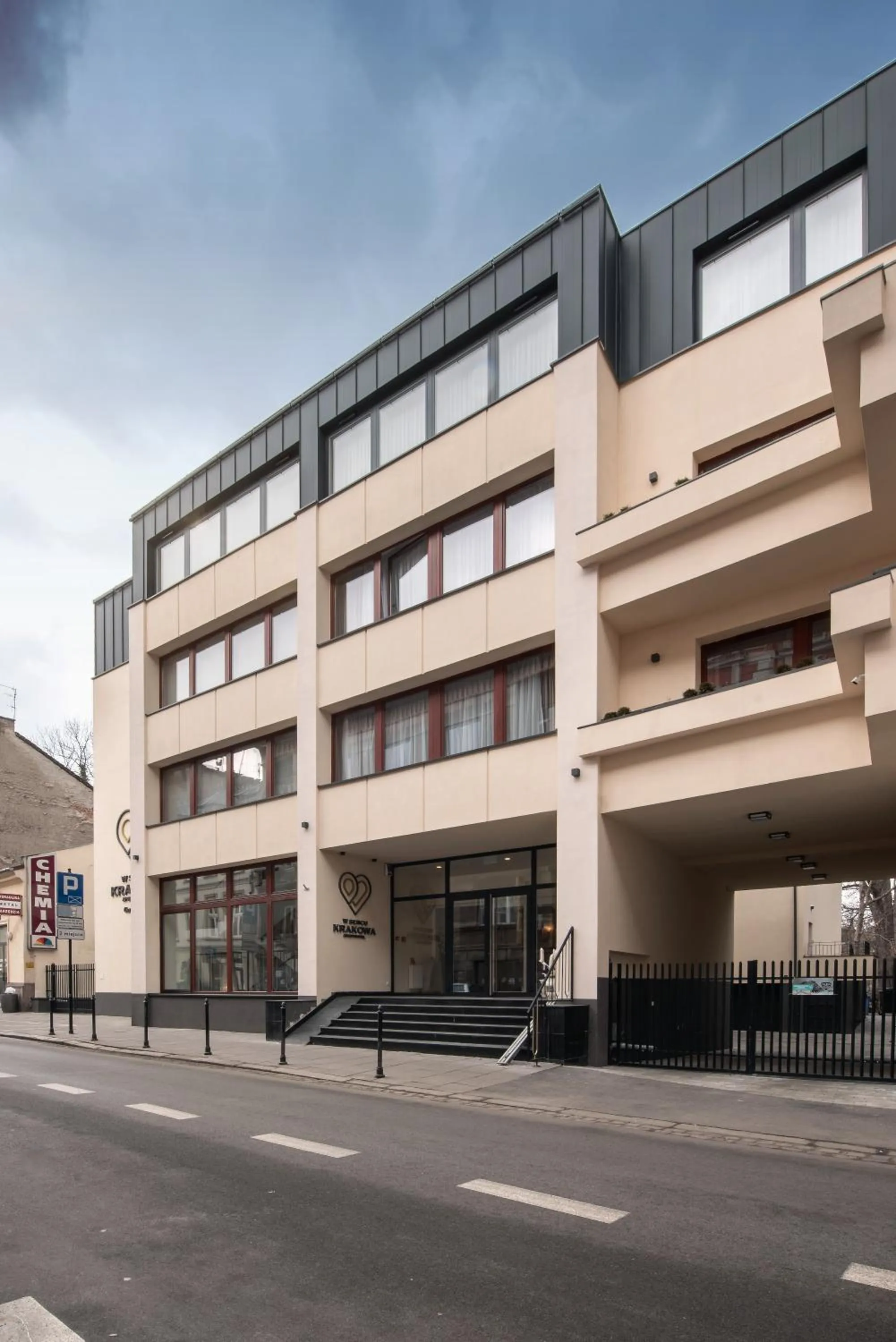 Property building in W Sercu Krakowa Aparthotel