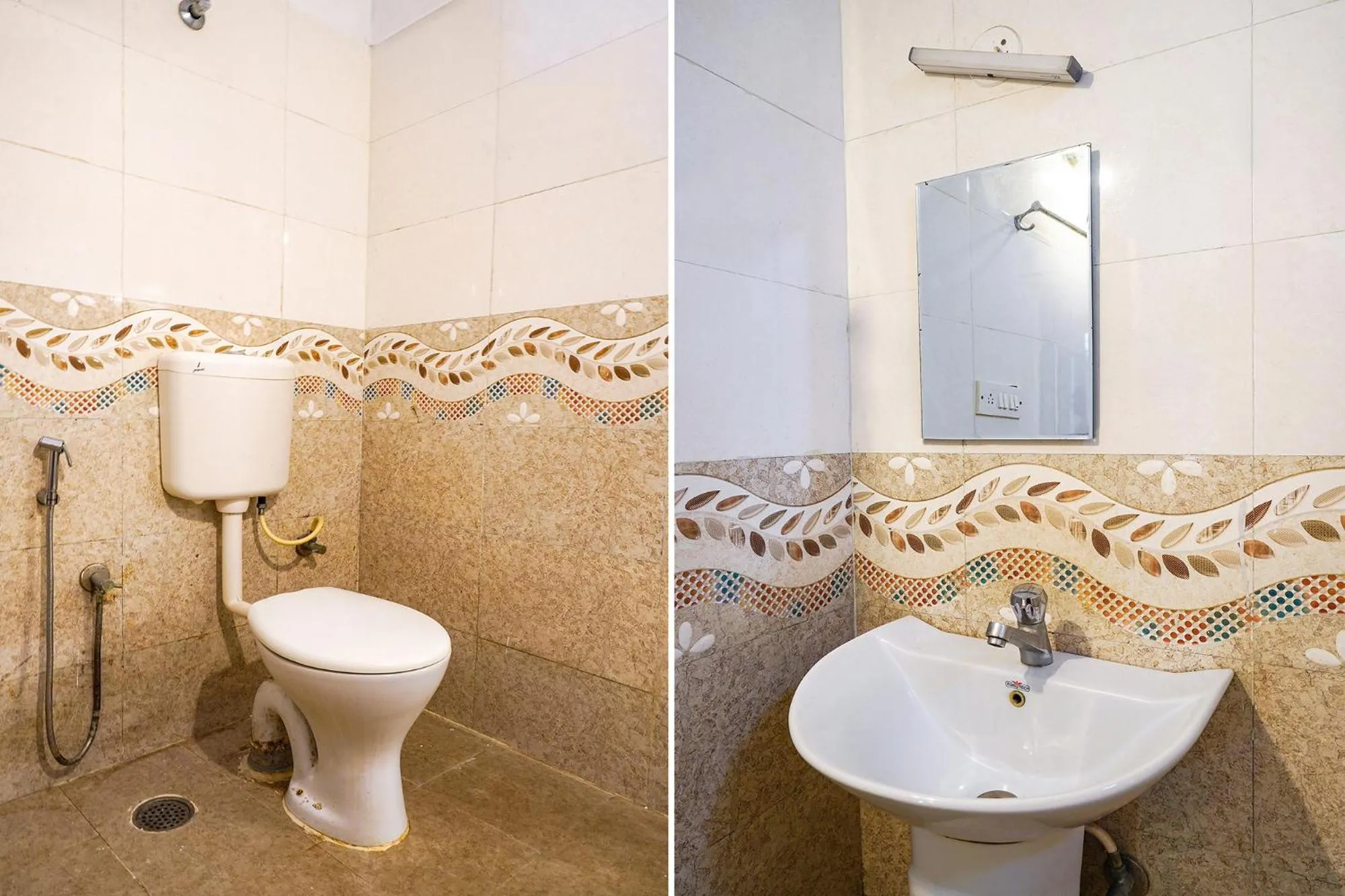 Bathroom in FabHotel Kings Suites Banaswadi