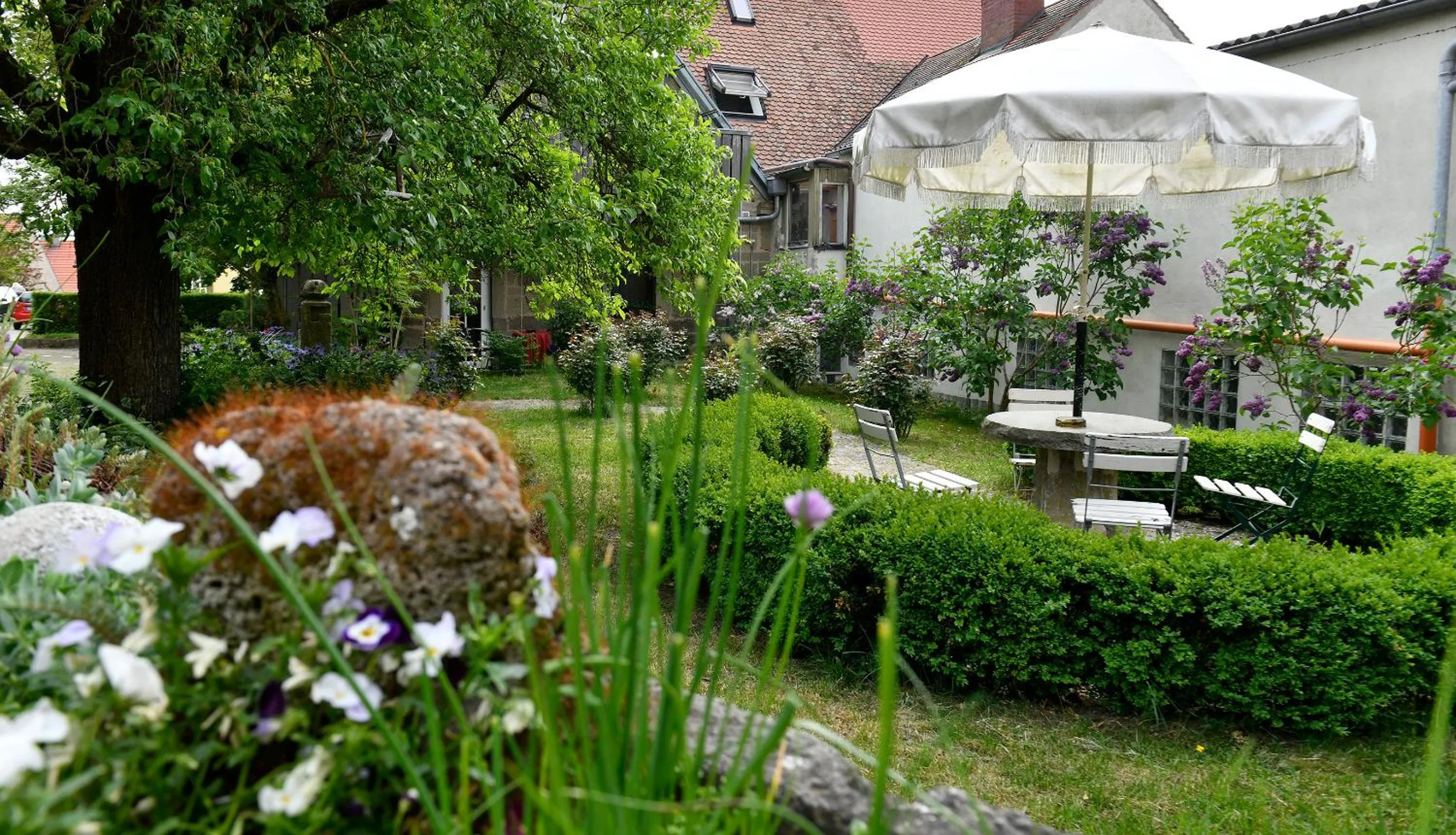 Garden in Landhotel Schwarzes Ross