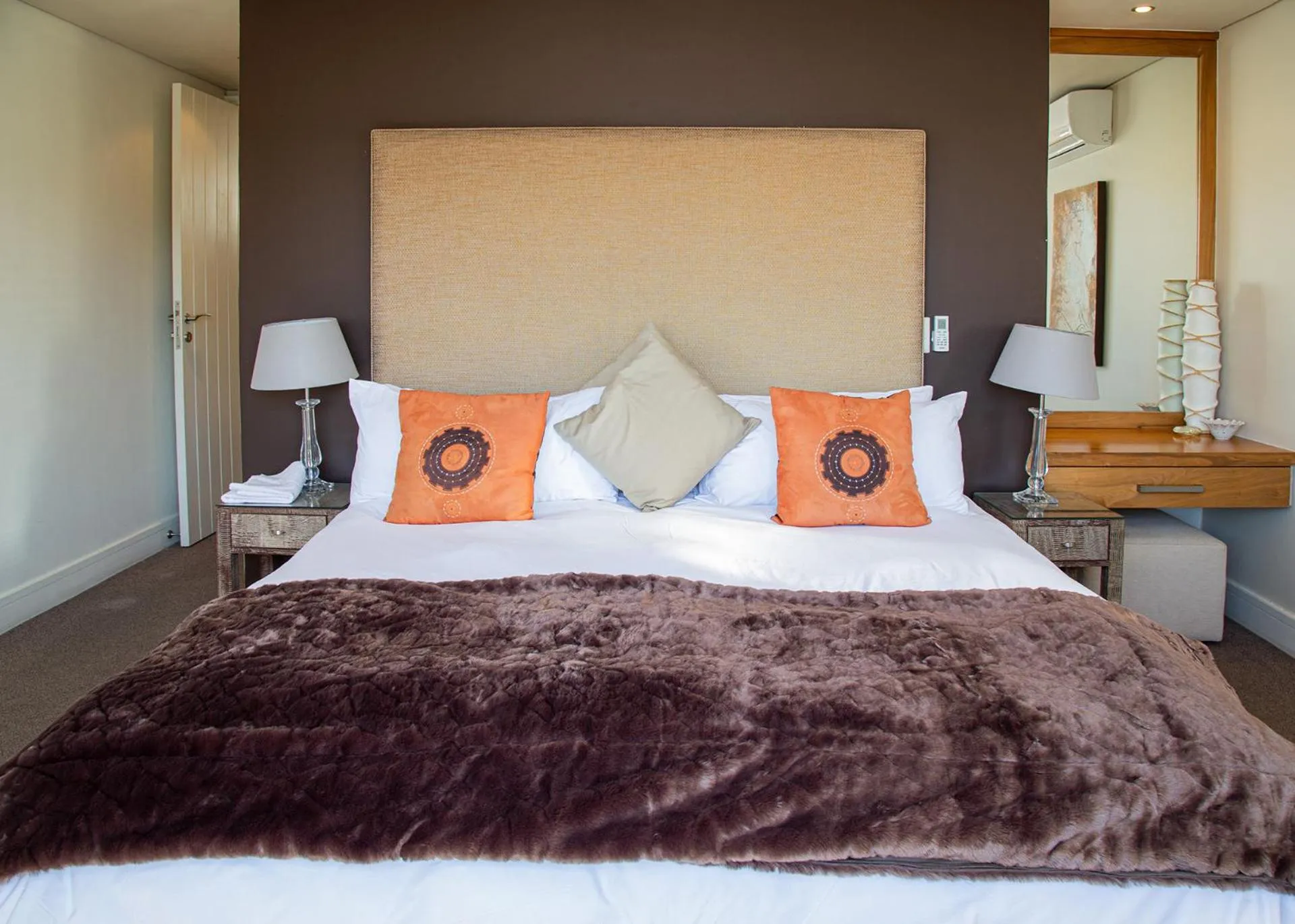 Bed in Marine Square Luxury Suites