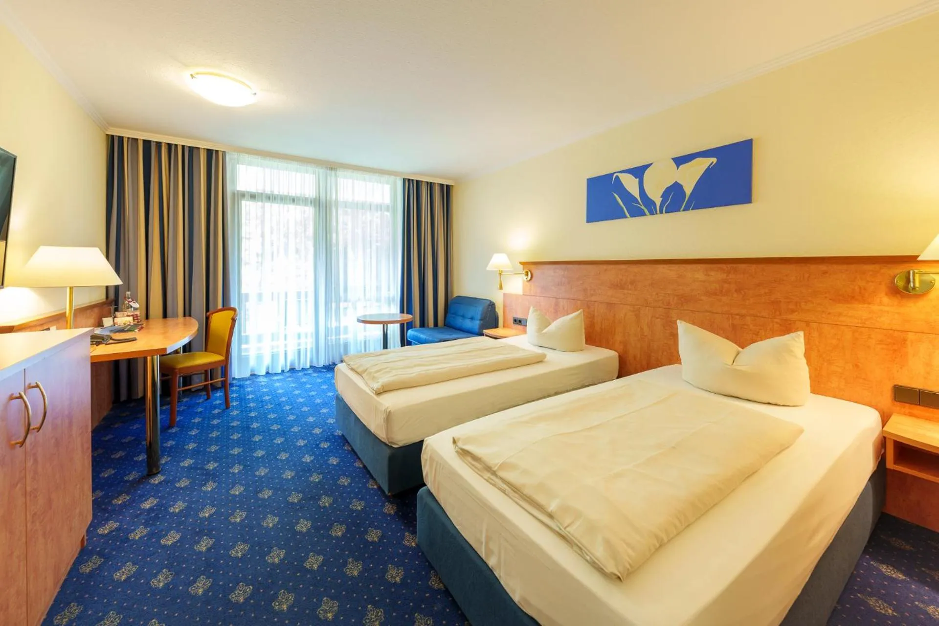 Bed in Hotel St. Georg