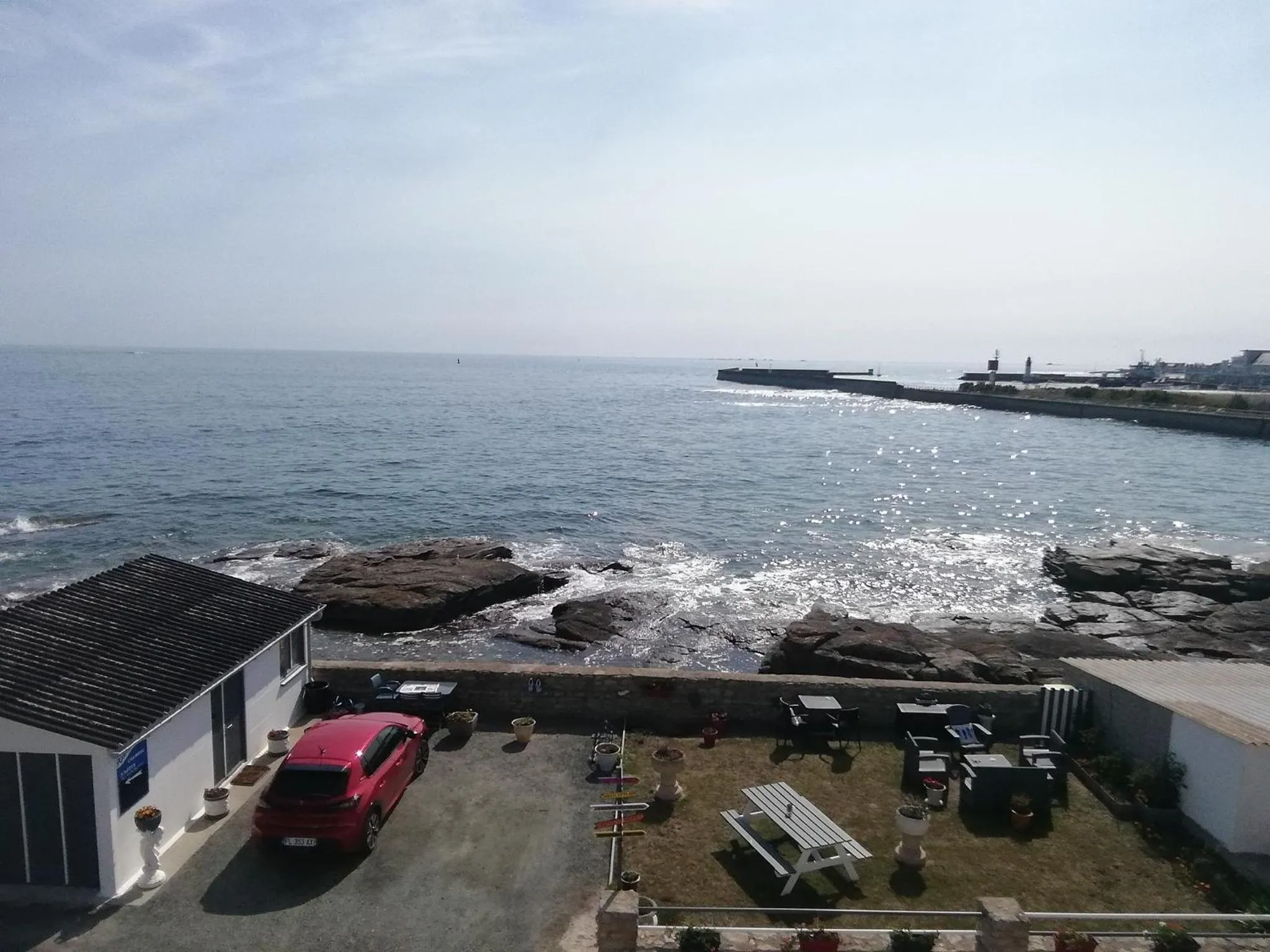 View (from property/room) in Rose d'Écumes